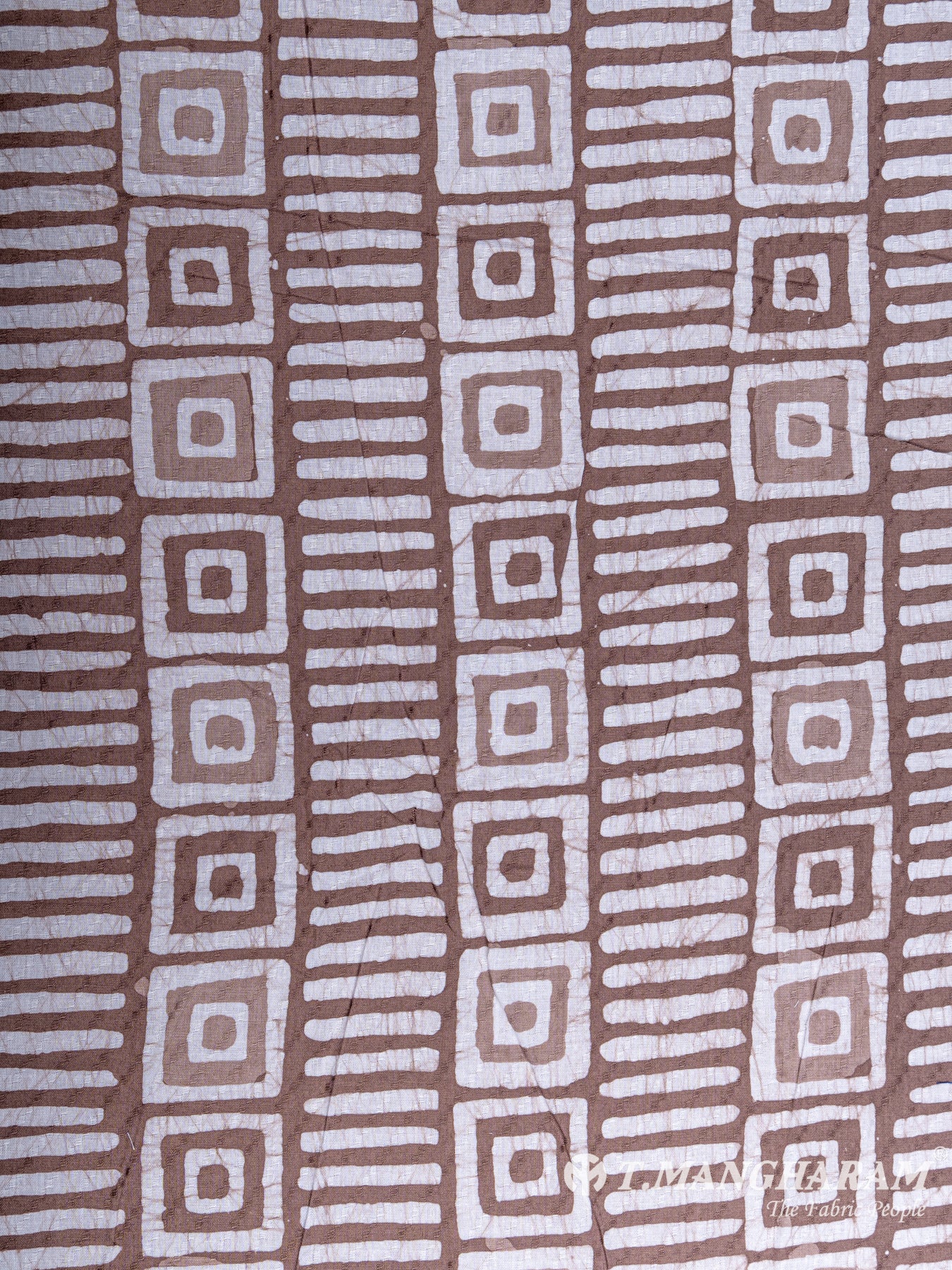 Brown Cotton Fabric - EC6364 view-3