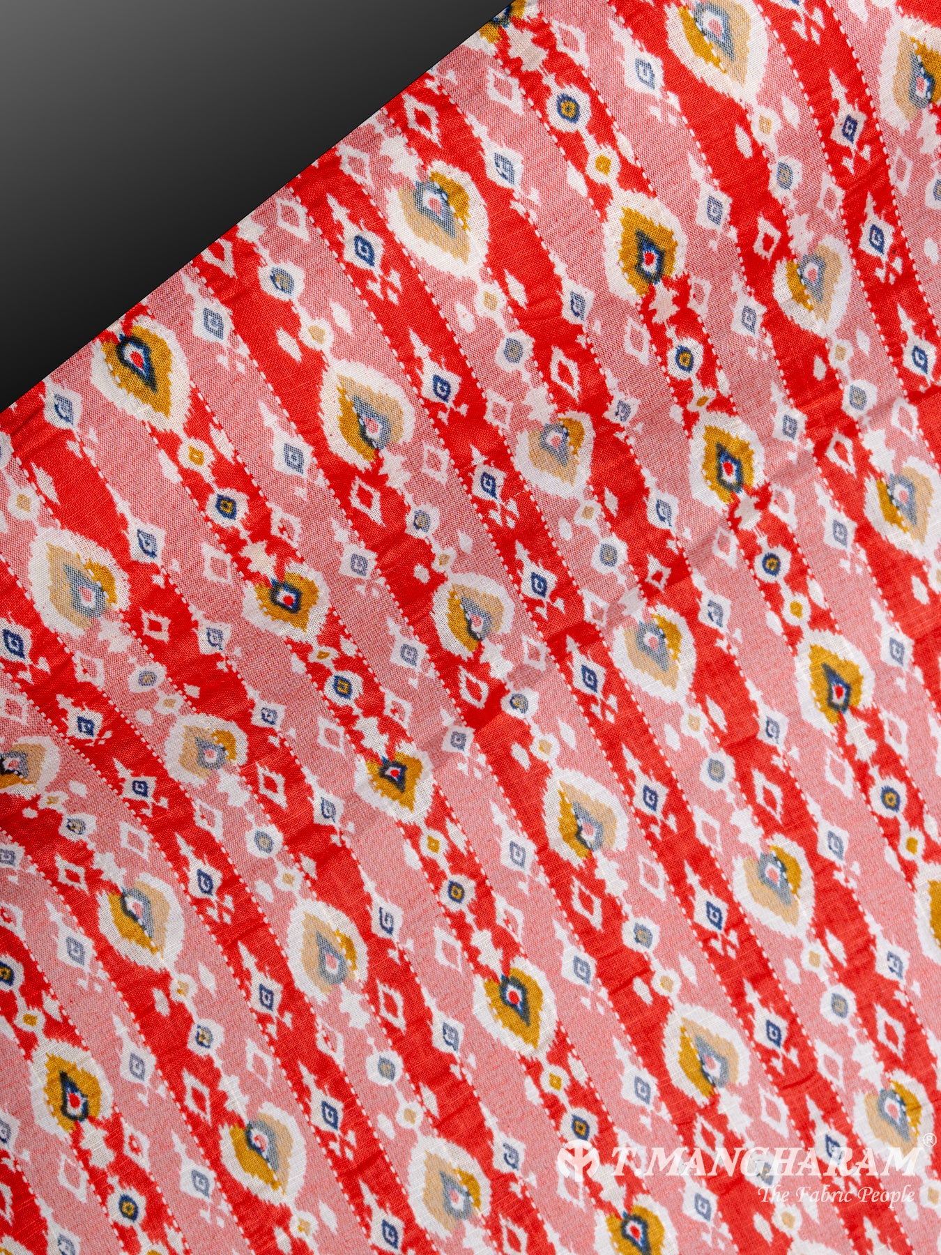 Red Cotton Fabric - EC6371 view-2