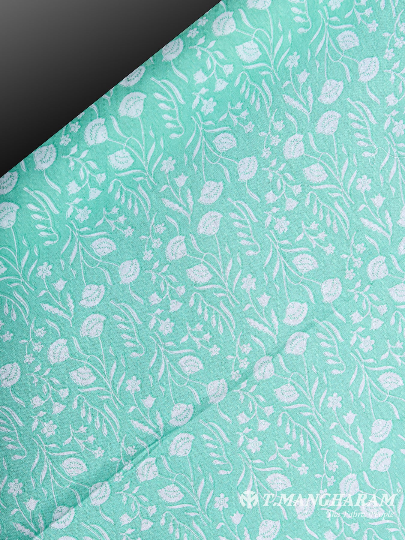 Green Cotton Fabric - EC6380 view-2