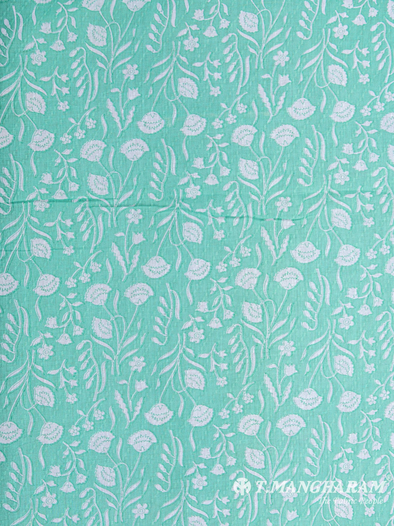Green Cotton Fabric - EC6380 view-3