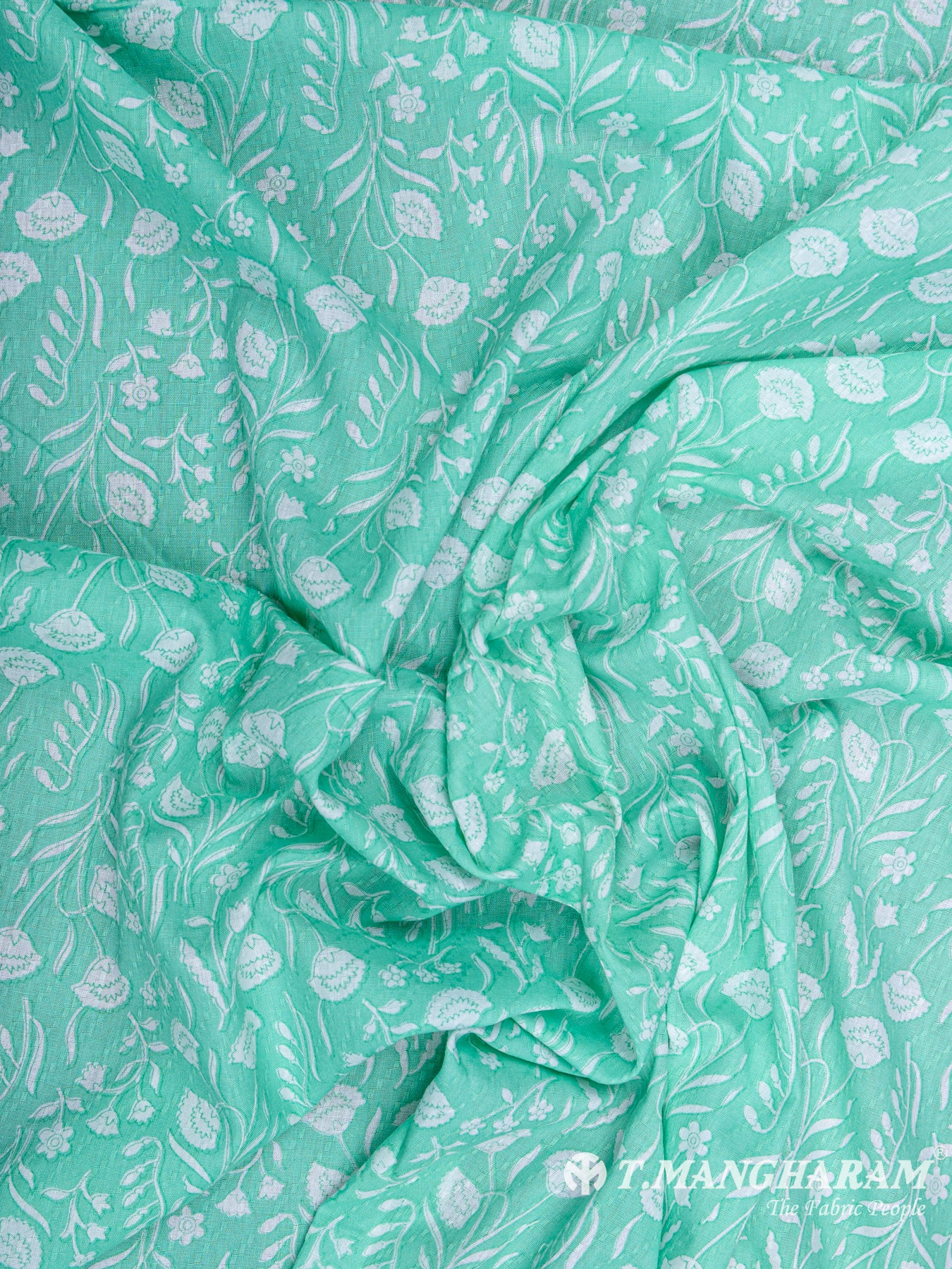 Green Cotton Fabric - EC6380 view-4