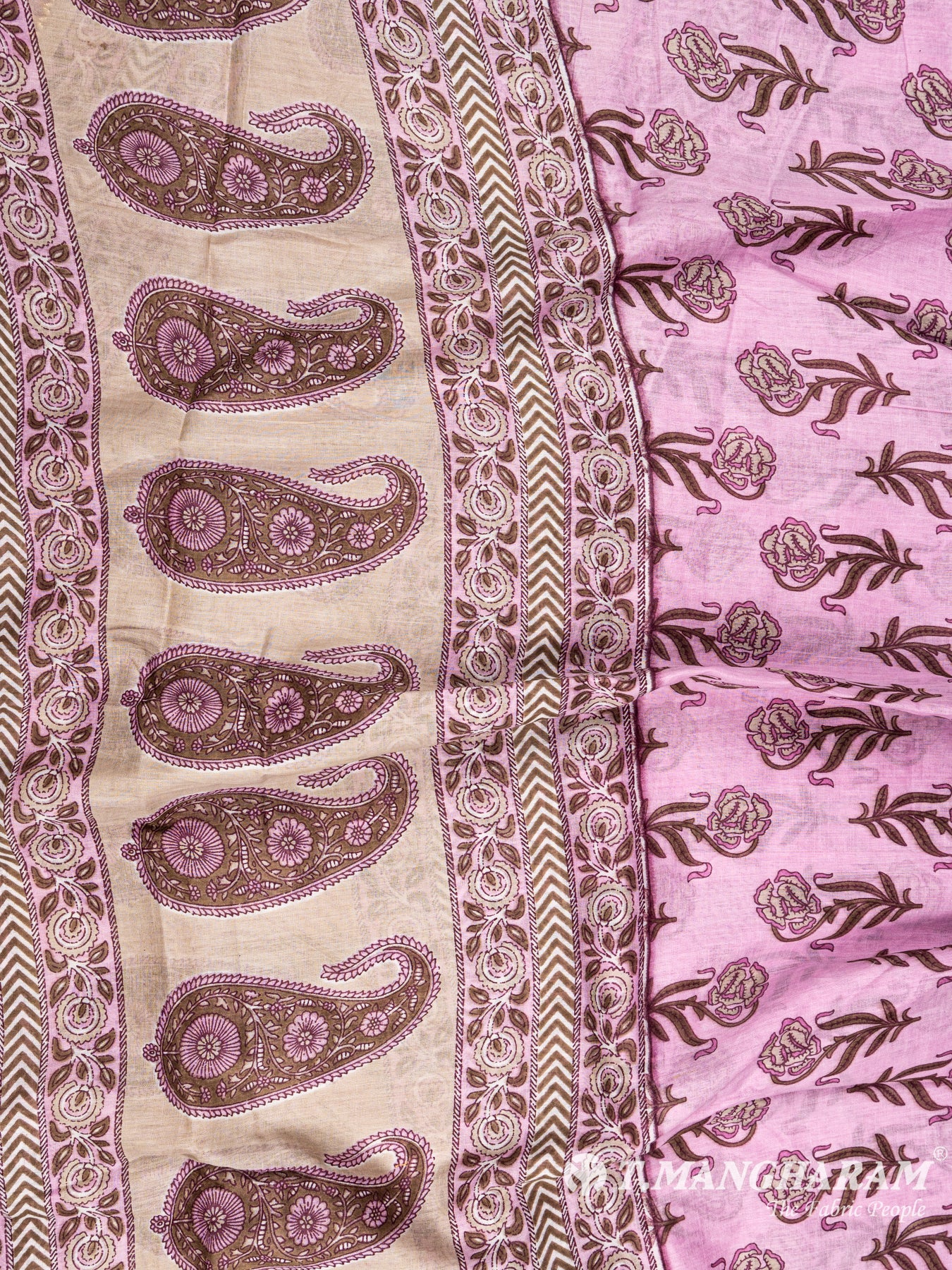 Violet Cotton Chudidhar Fabric Set - EG1468 view-2