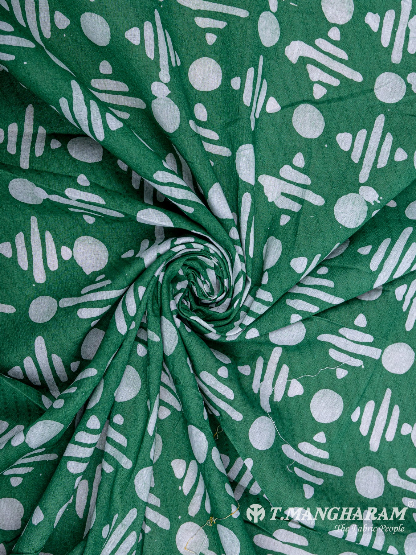 Green Cotton Fabric - EC6360 view-1