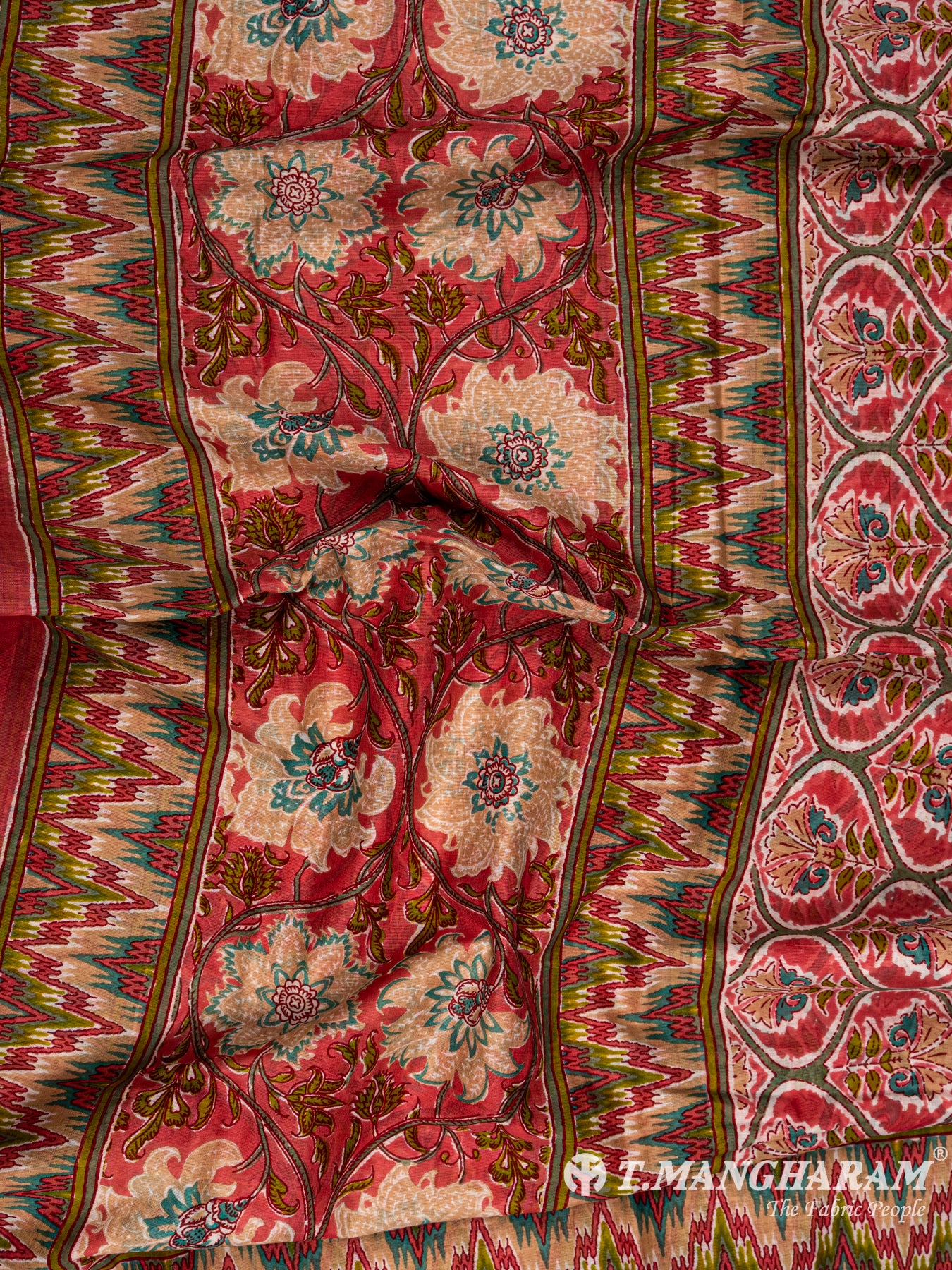 Pink Cotton Chudidhar Fabric Set - EG1462 view-2