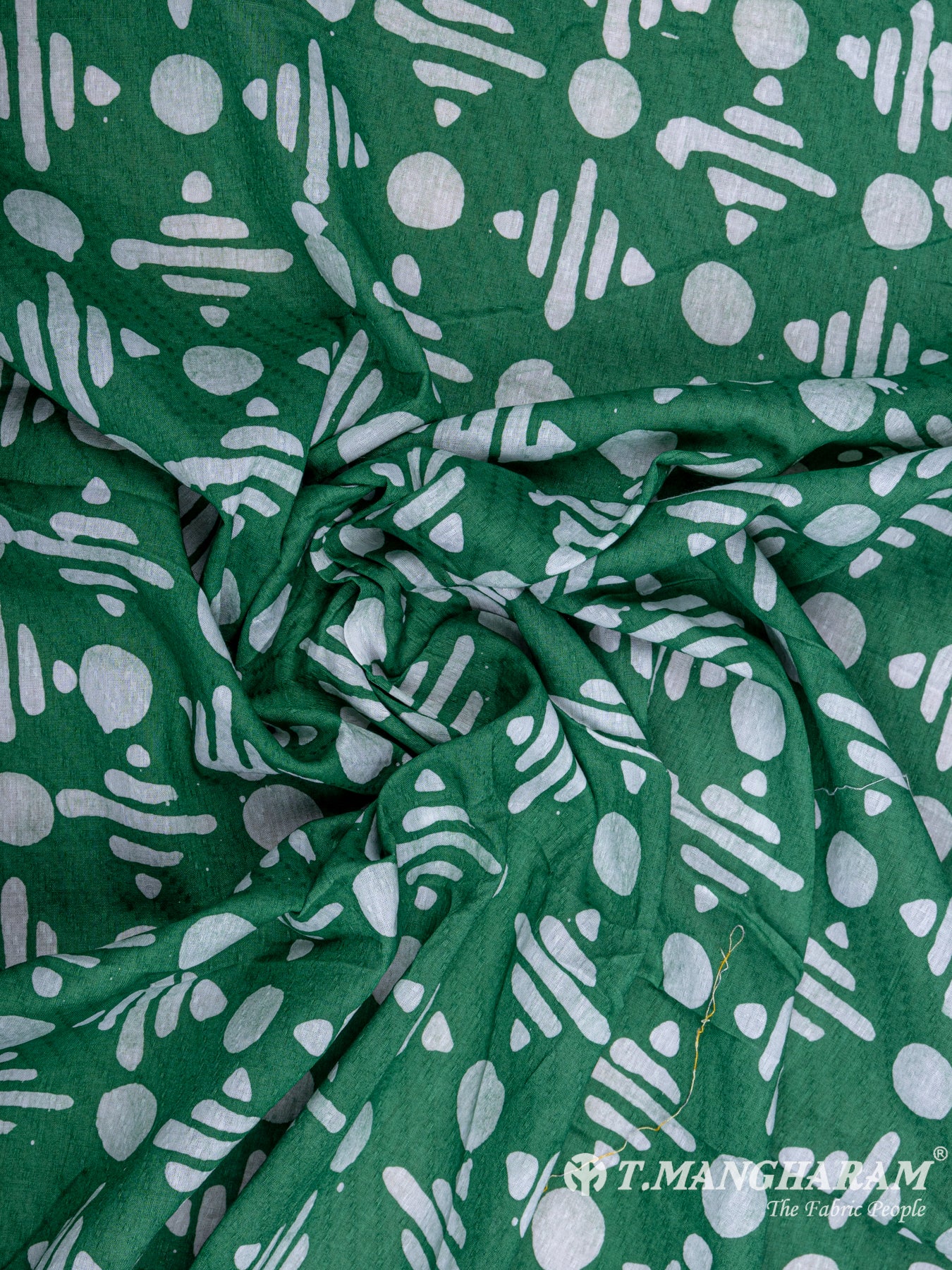 Green Cotton Fabric - EC6360 view-4