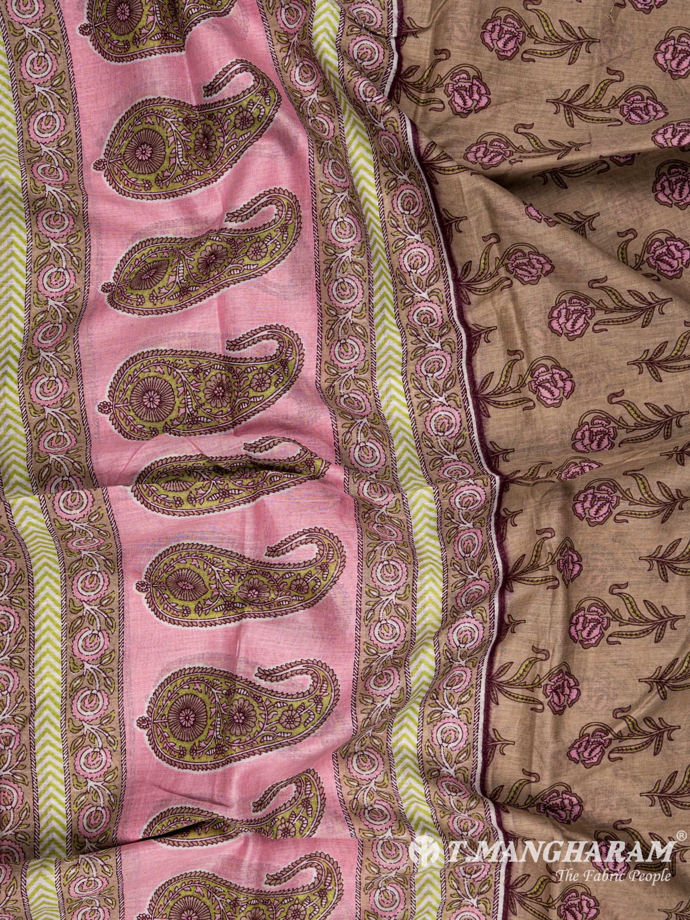Pink Cotton Chudidhar Fabric Set - EG1464 viw-2