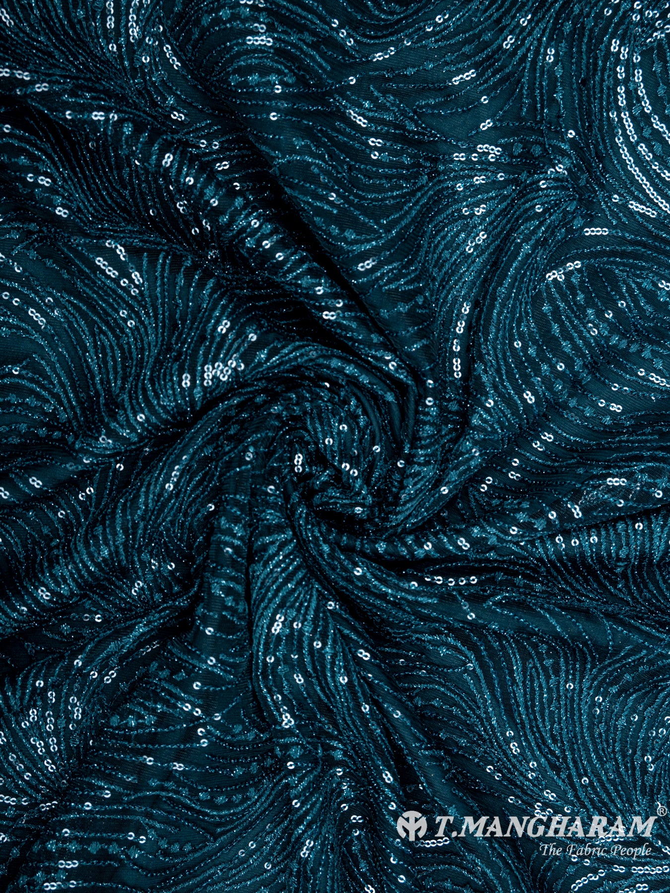 Green Net Embroidery Fabric - EC6343 view-1
