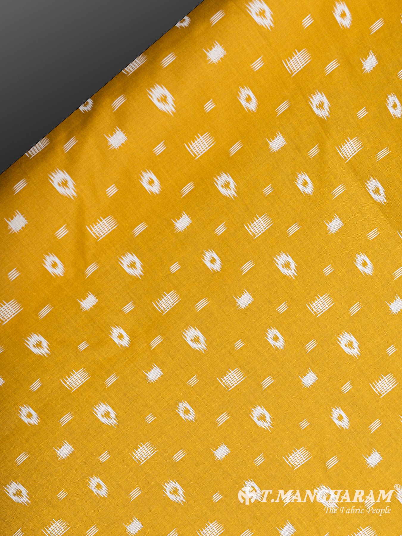 Yellow Cotton Fabric - EA2148 view-2