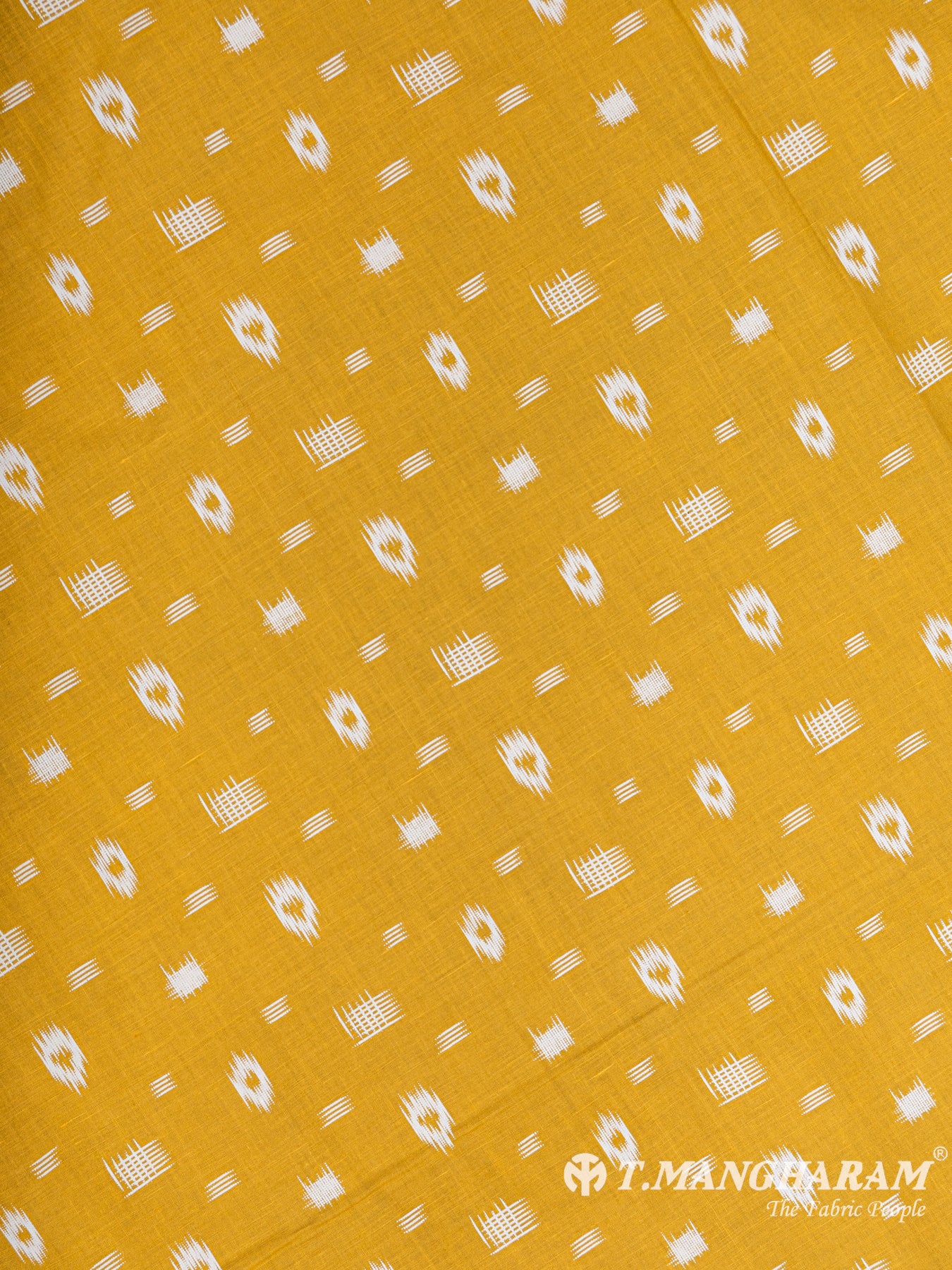 Yellow Cotton Fabric - EA2148 view-3
