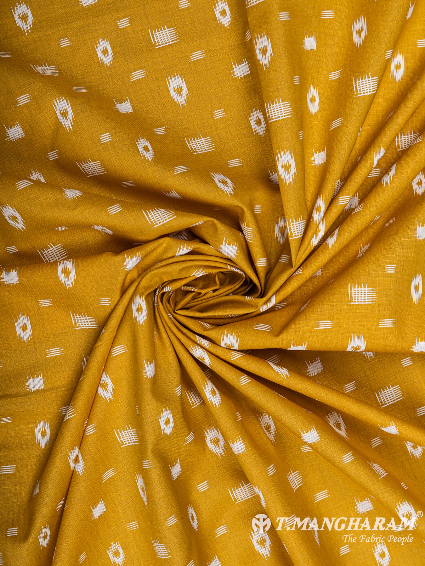 Yellow Cotton Fabric - EA2148 view-1