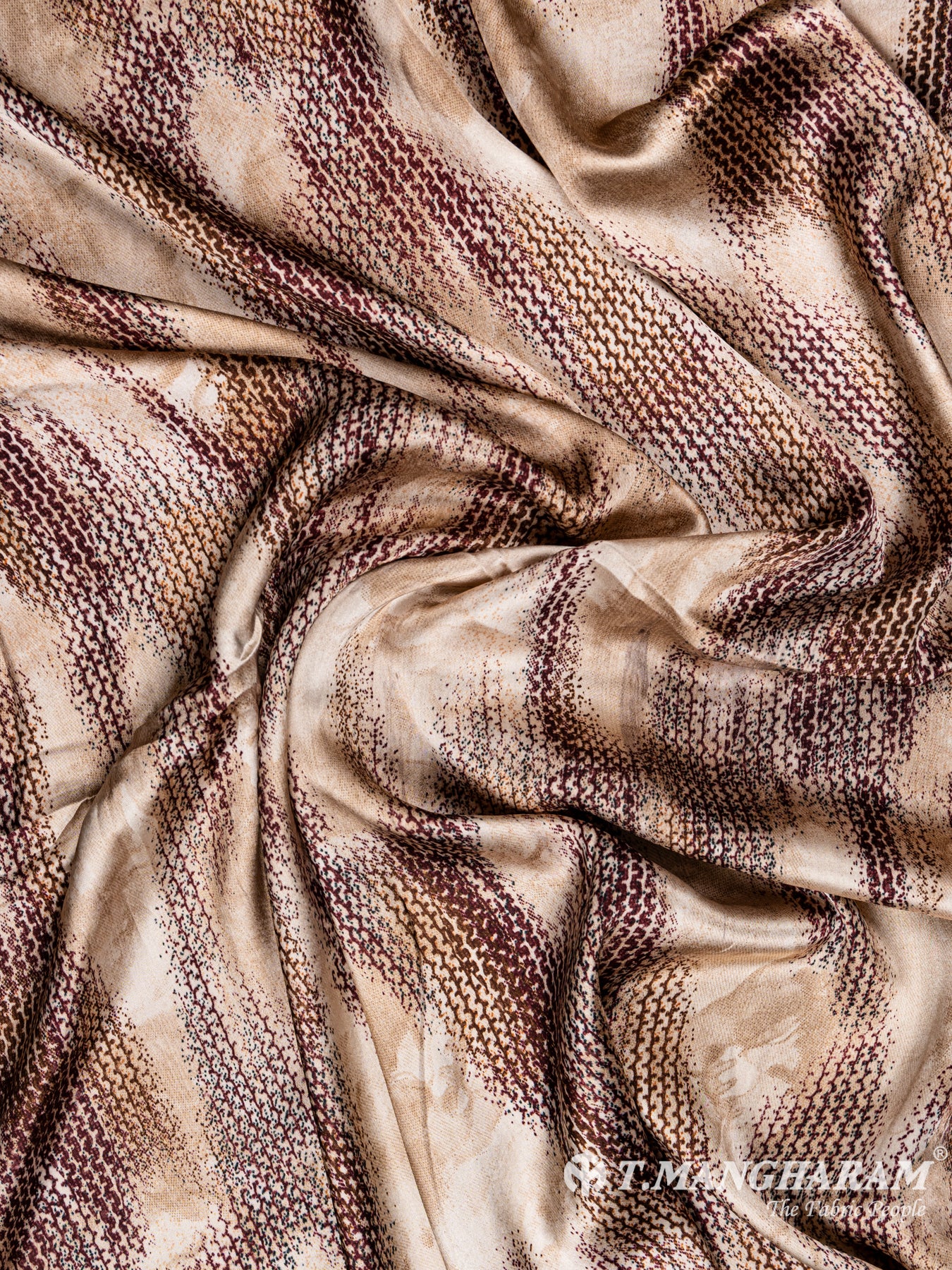 Brown Crepe Fabric - EB4786 view-4