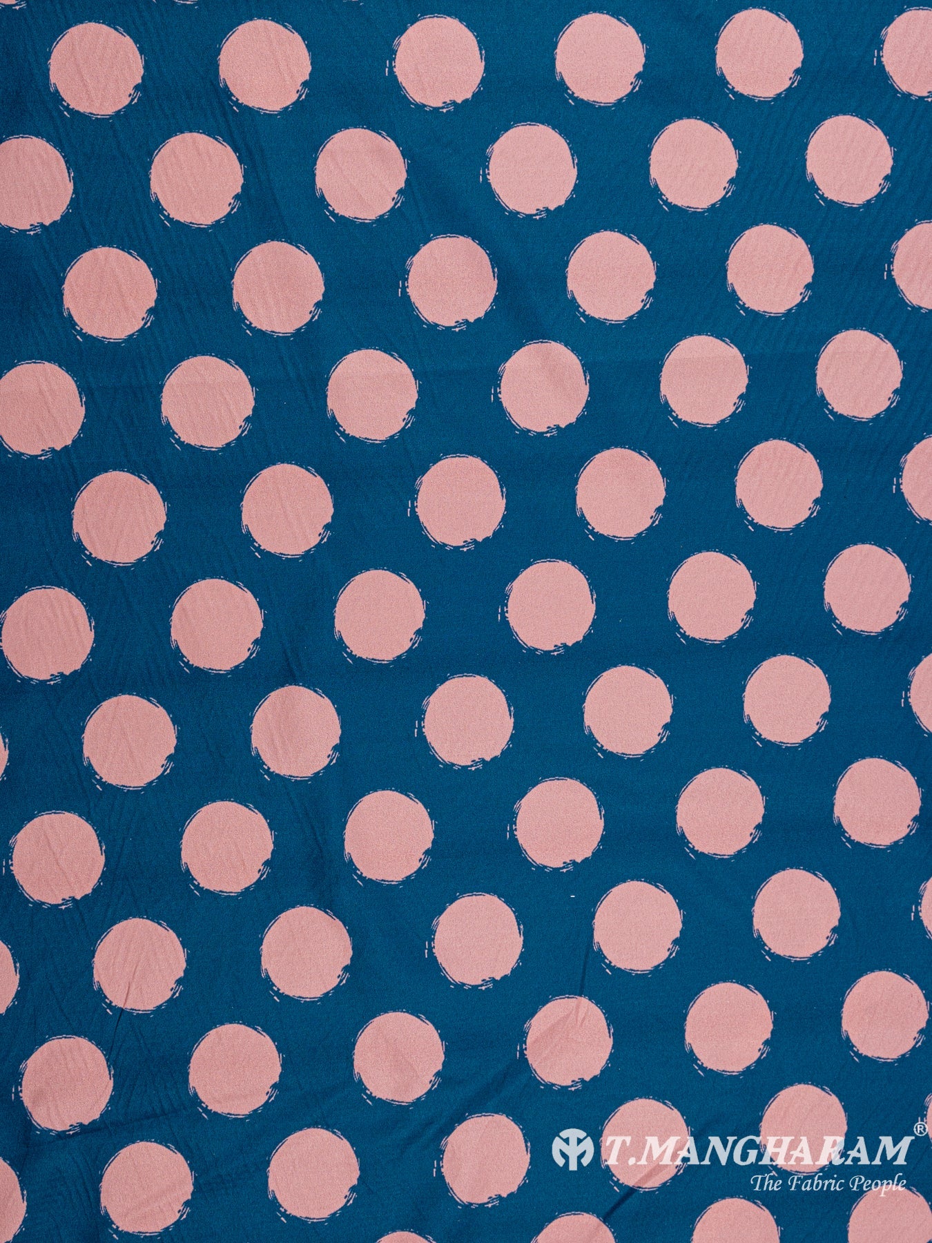 Blue Crepe Fabric - EC4926 view-3