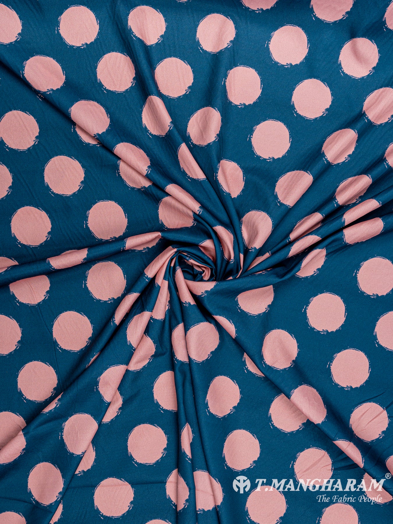 Blue Crepe Fabric - EC4926 view-1