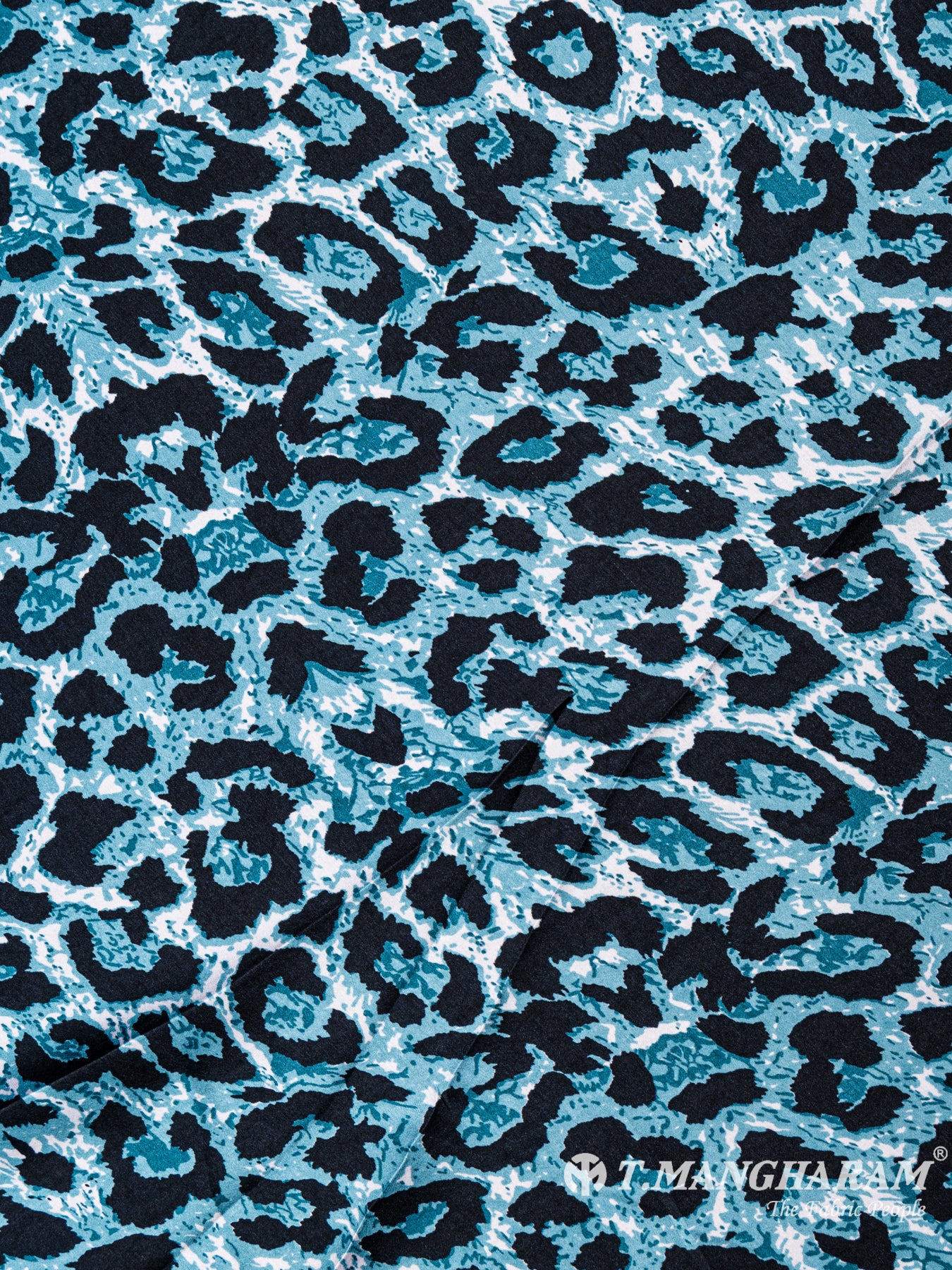 Blue Crepe Fabric - EB4796 view-3