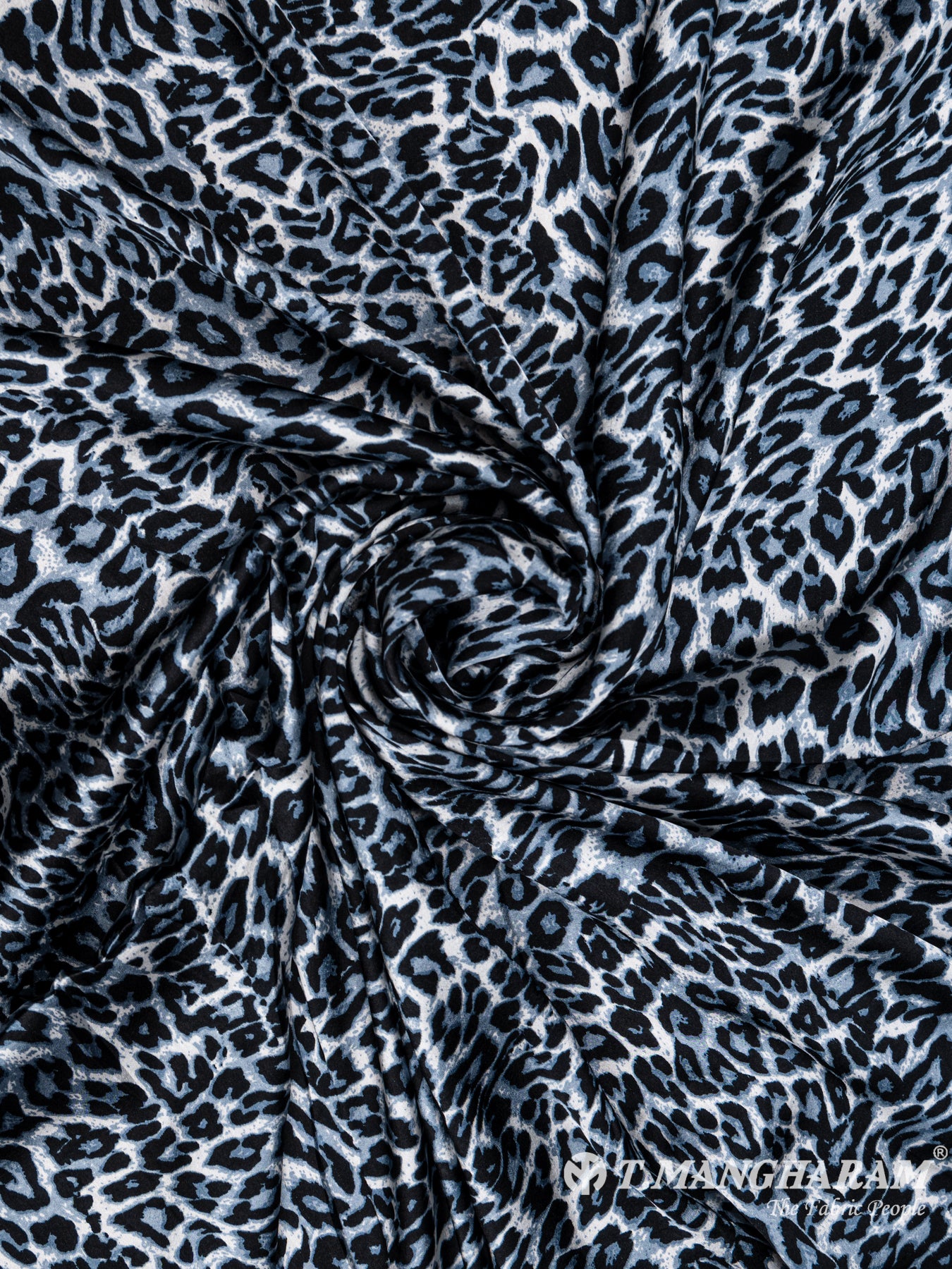Blue Crepe Fabric - EB4804 view-1