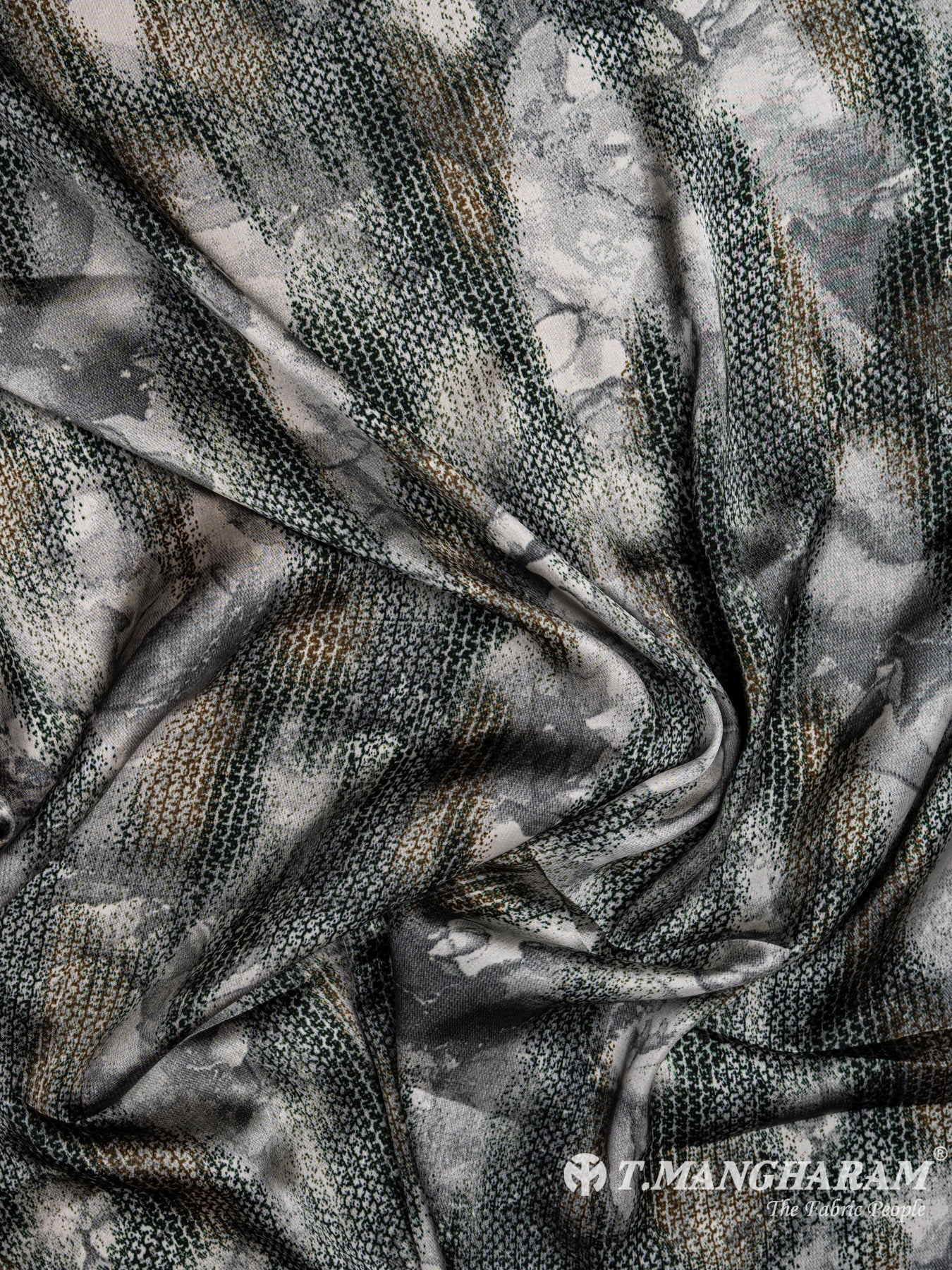  Grey Crepe Fabric - EB4784 view-4