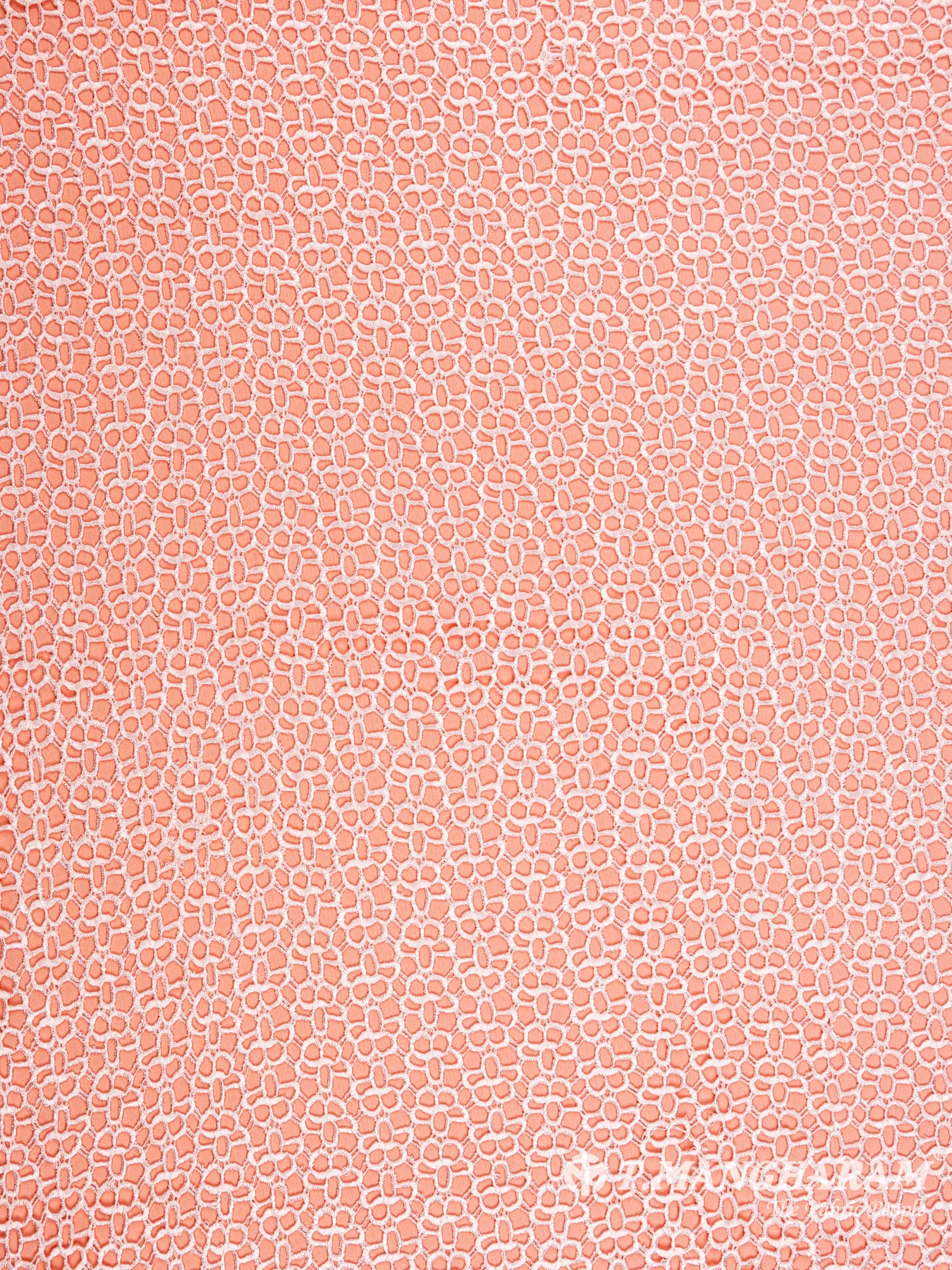 Peach Organza Tissue Fabric - EB3968 view-3