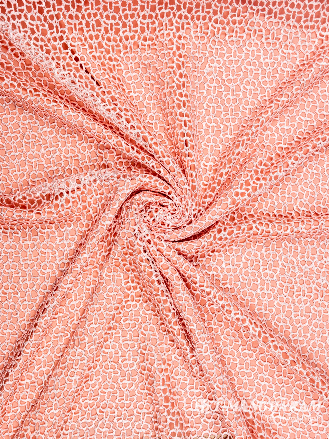 Peach Organza Tissue Fabric - EB3968 view-1