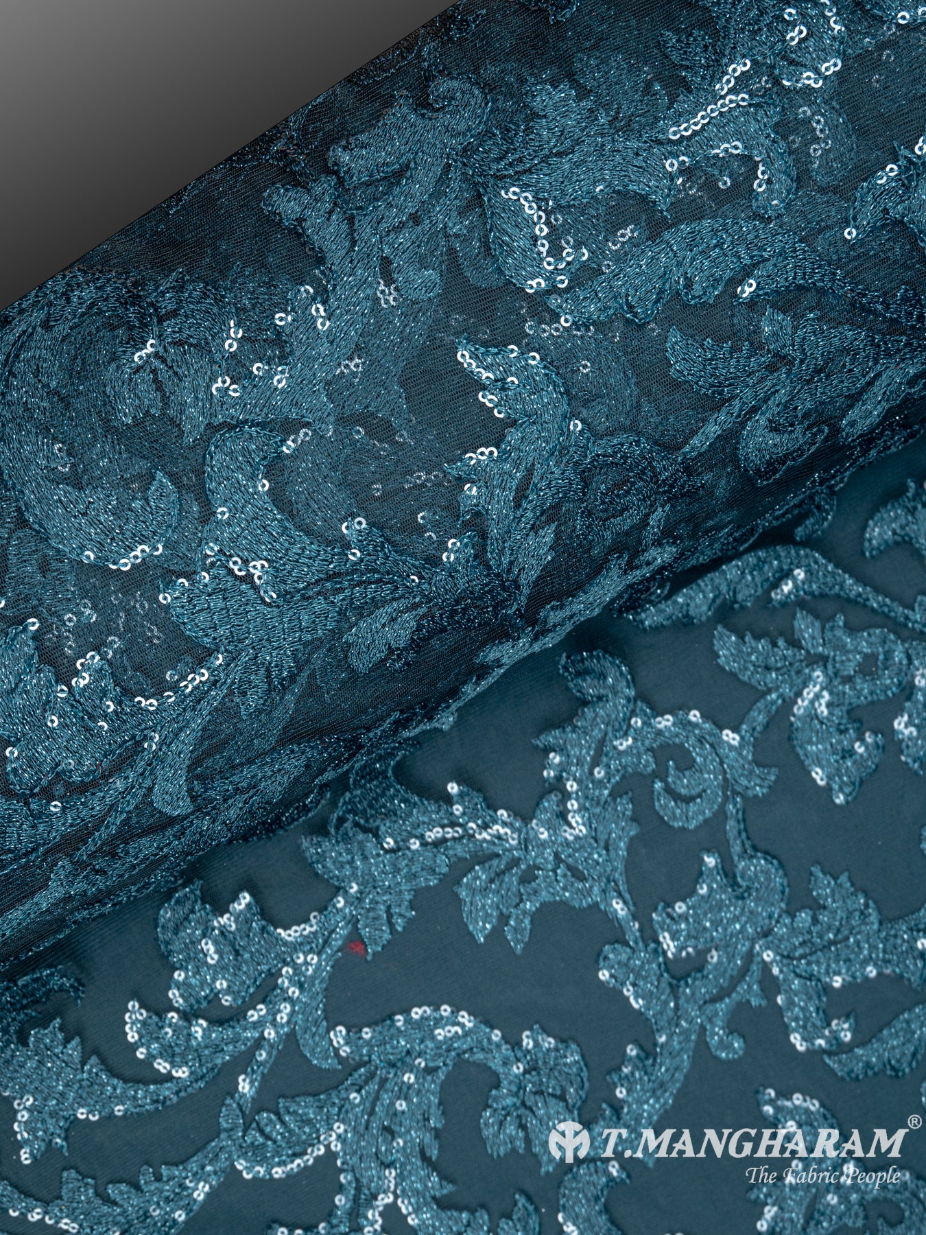 Green Fancy Net Fabric - EC6411 view-2