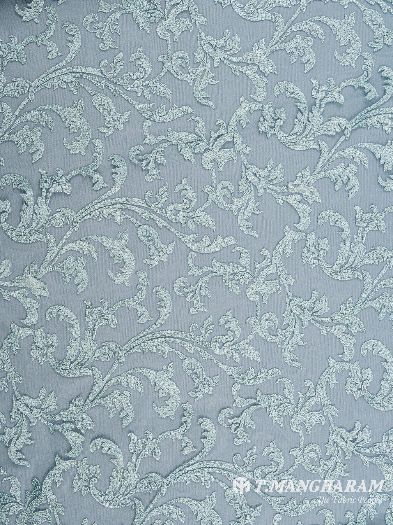 Blue Fancy Net Fabric - EA1638 view-3