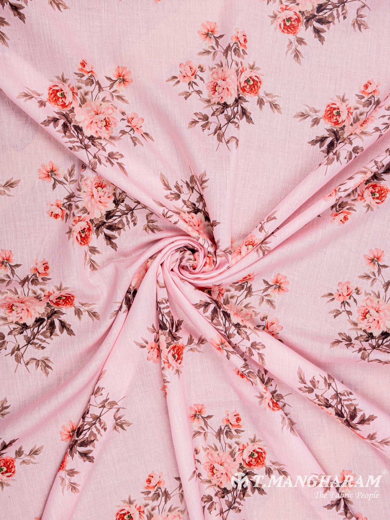 Pink Cotton Fabric - EC4933 view-1