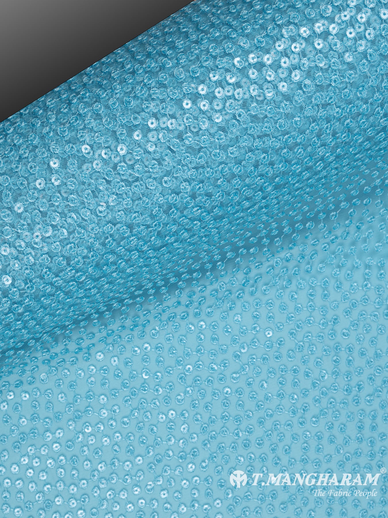 Blue Fancy Net Fabric - EC6423 view-2
