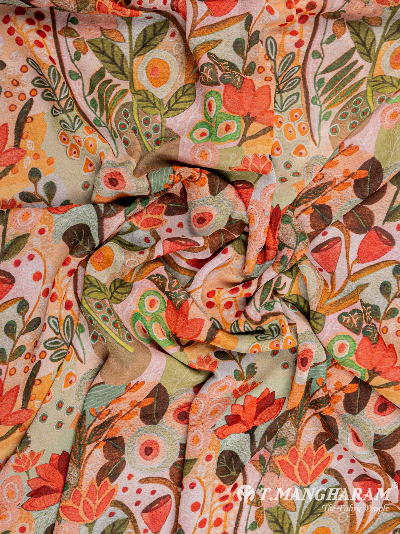 Cream Organza Tissue Fabric - EA1676 view-4