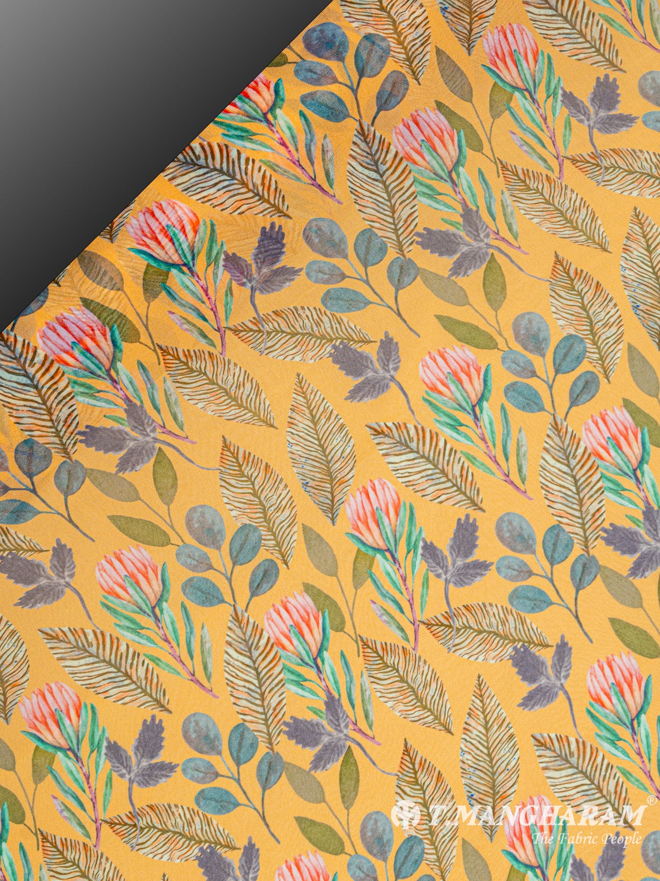 Yellow Organza Tissue Fabric - EA1677 view-2