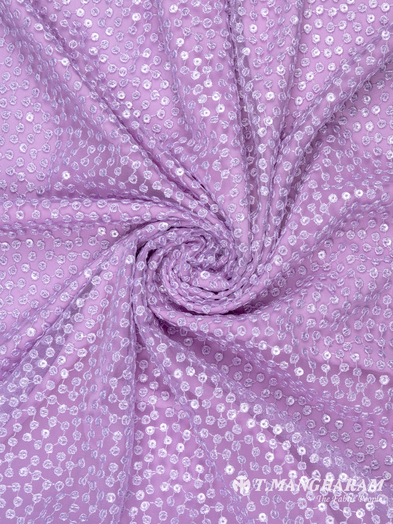Violet Fancy Net Fabric - EC6422 view-1