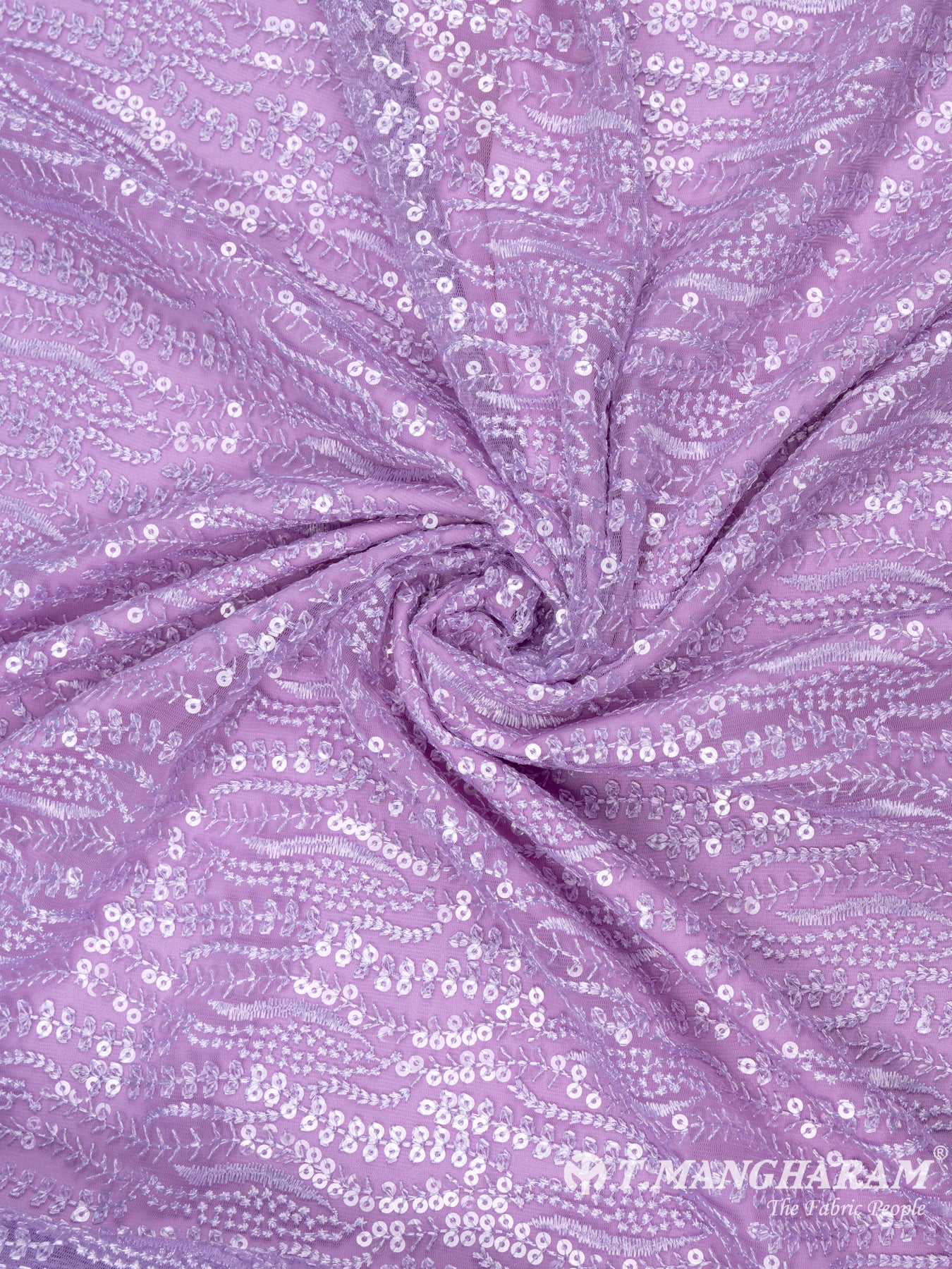 Violet Fancy Net Fabric - EC6403 view-1