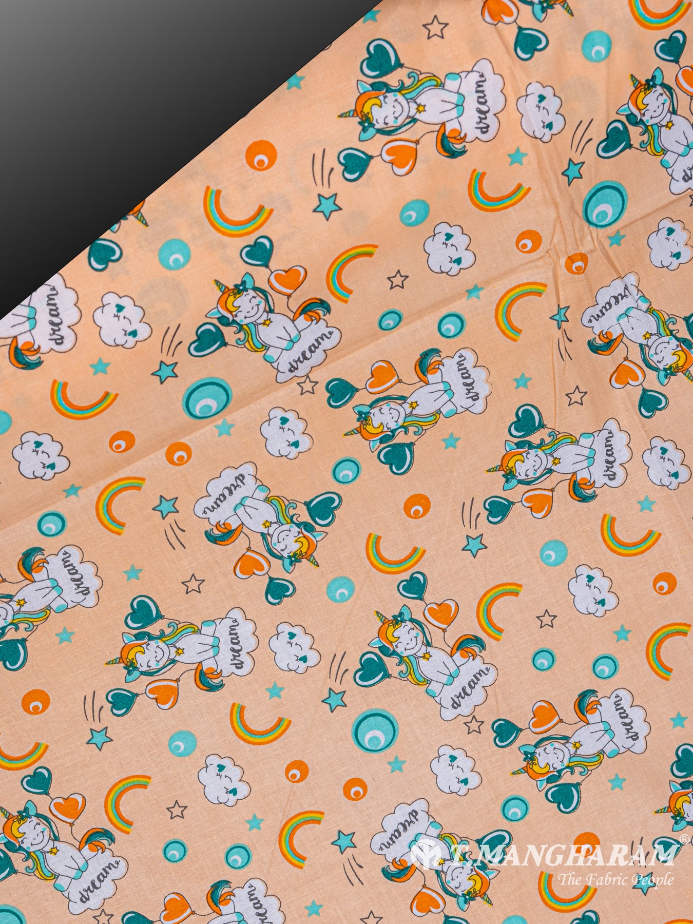 Peach Cotton Fabric - EC6504 view-2