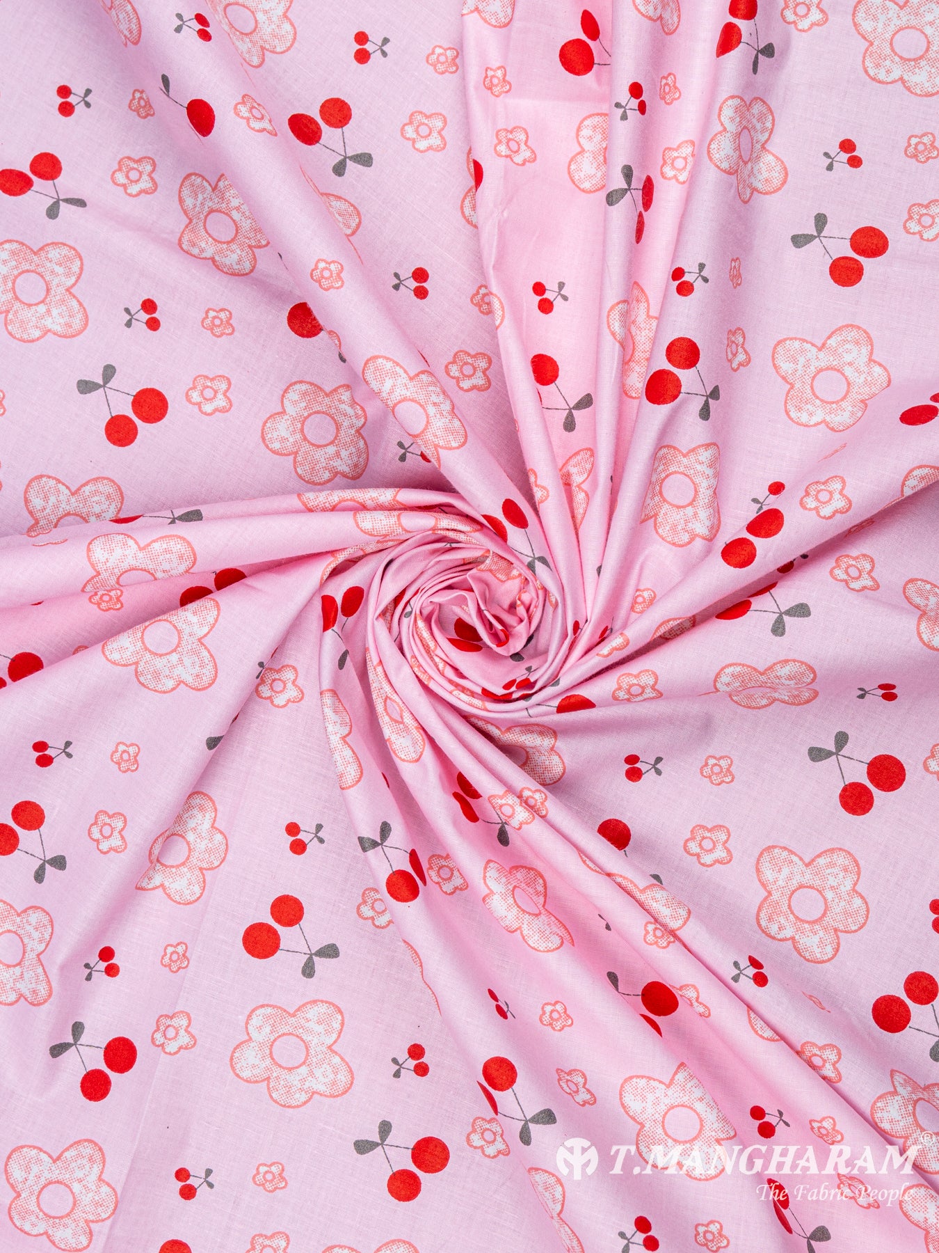 Pink Cotton Fabric - EC6505 view-1