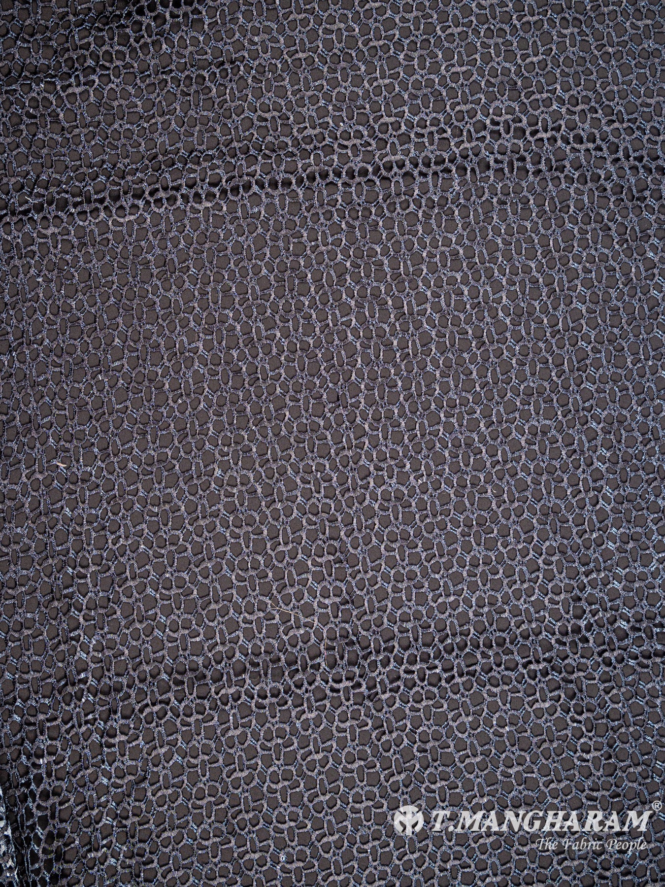 Black Organza Tissue Fabric - EB3966 view-3