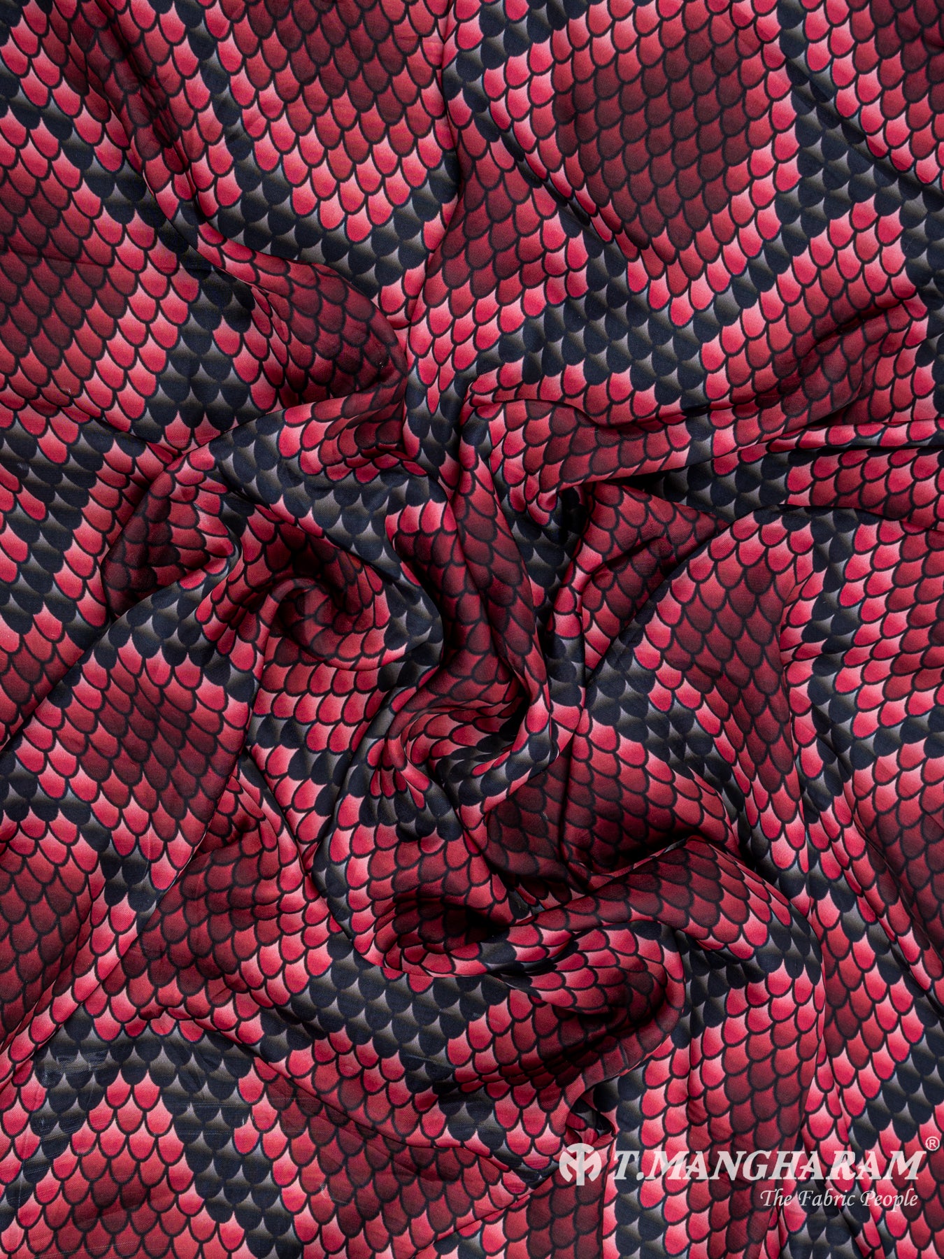 Multicolor Satin Fabric - EB4842 view-4