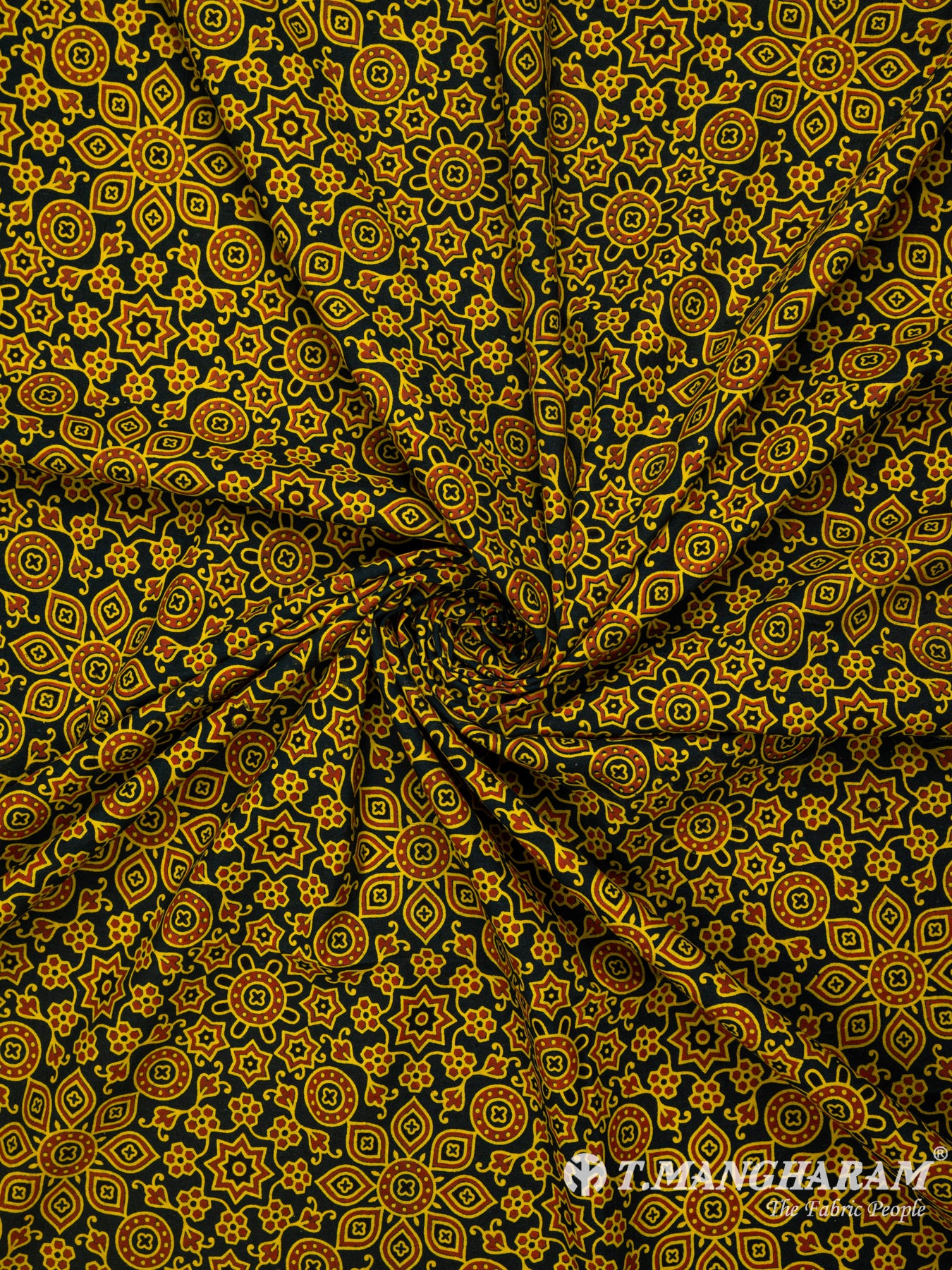 Green Cotton Fabric - EA1749 view-1