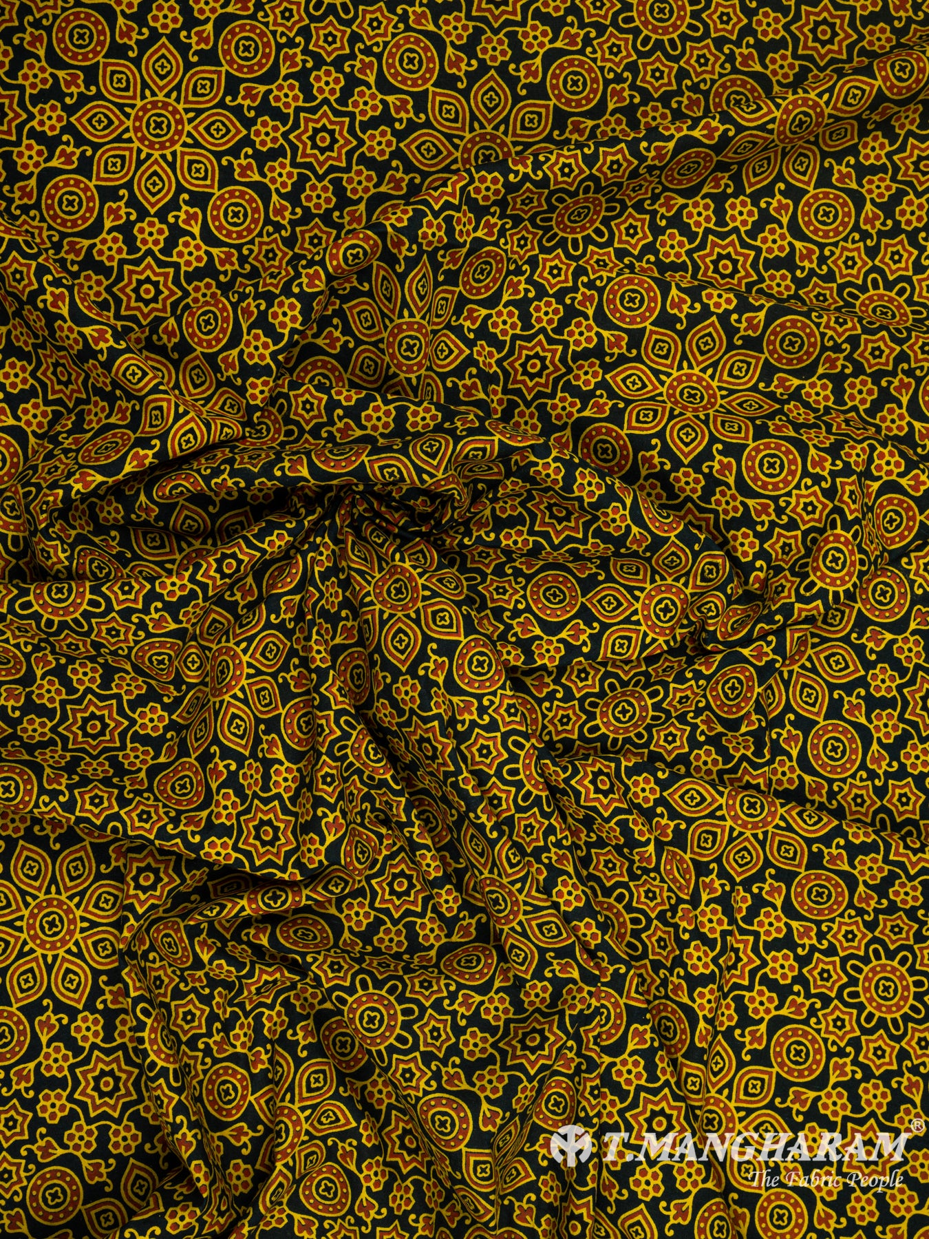 Green Cotton Fabric - EA1749 view-4