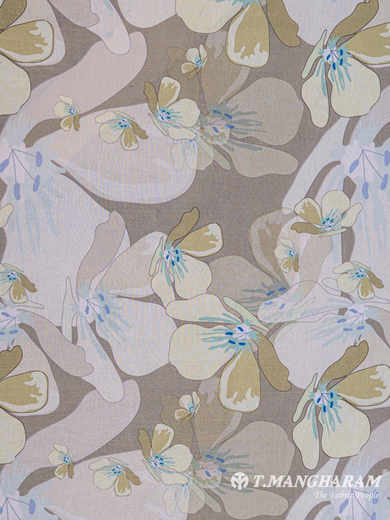 Multicolor Georgette Fabric - EB4815 view-3