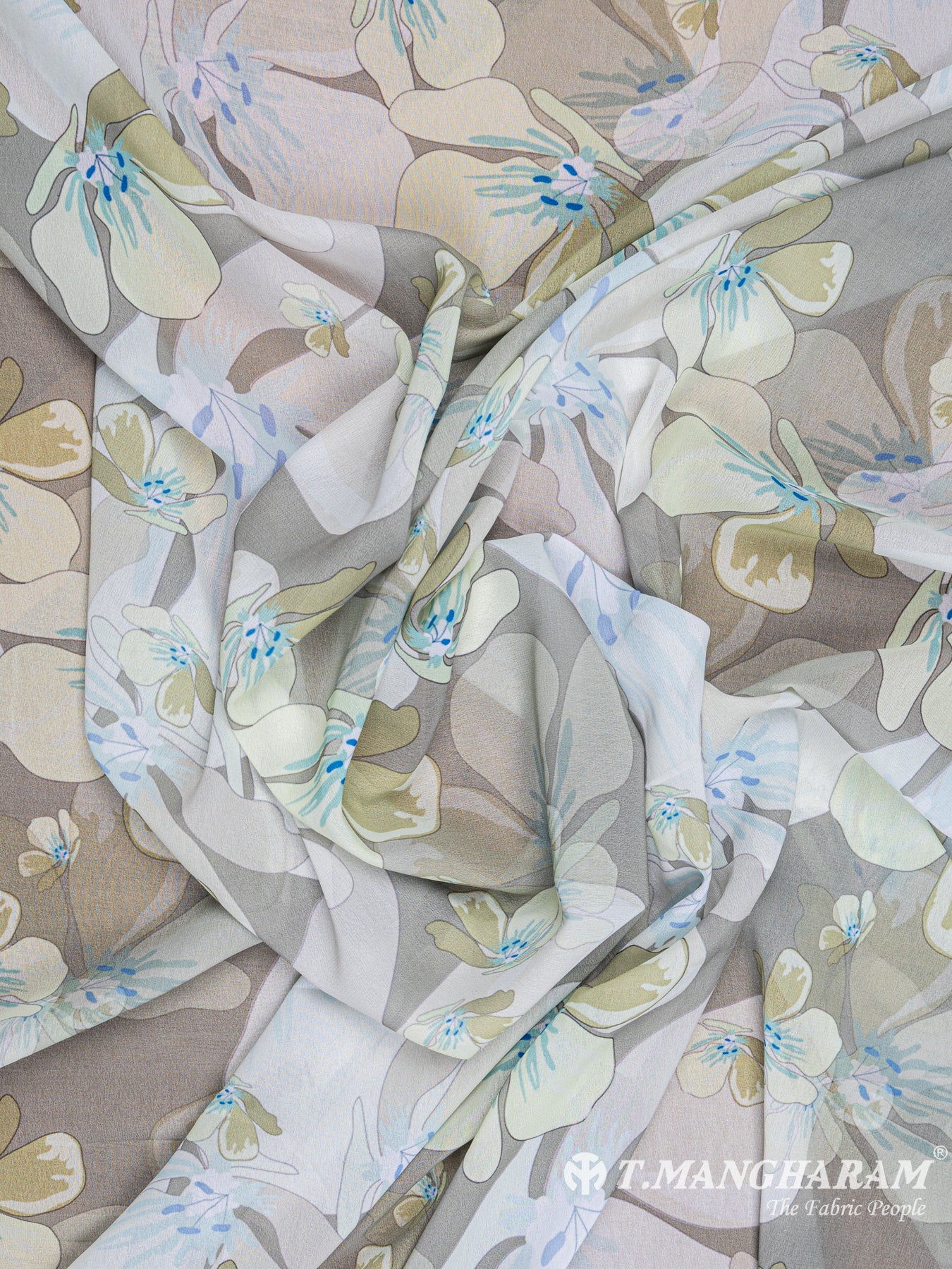 Multicolor Georgette Fabric - EB4815 view-4