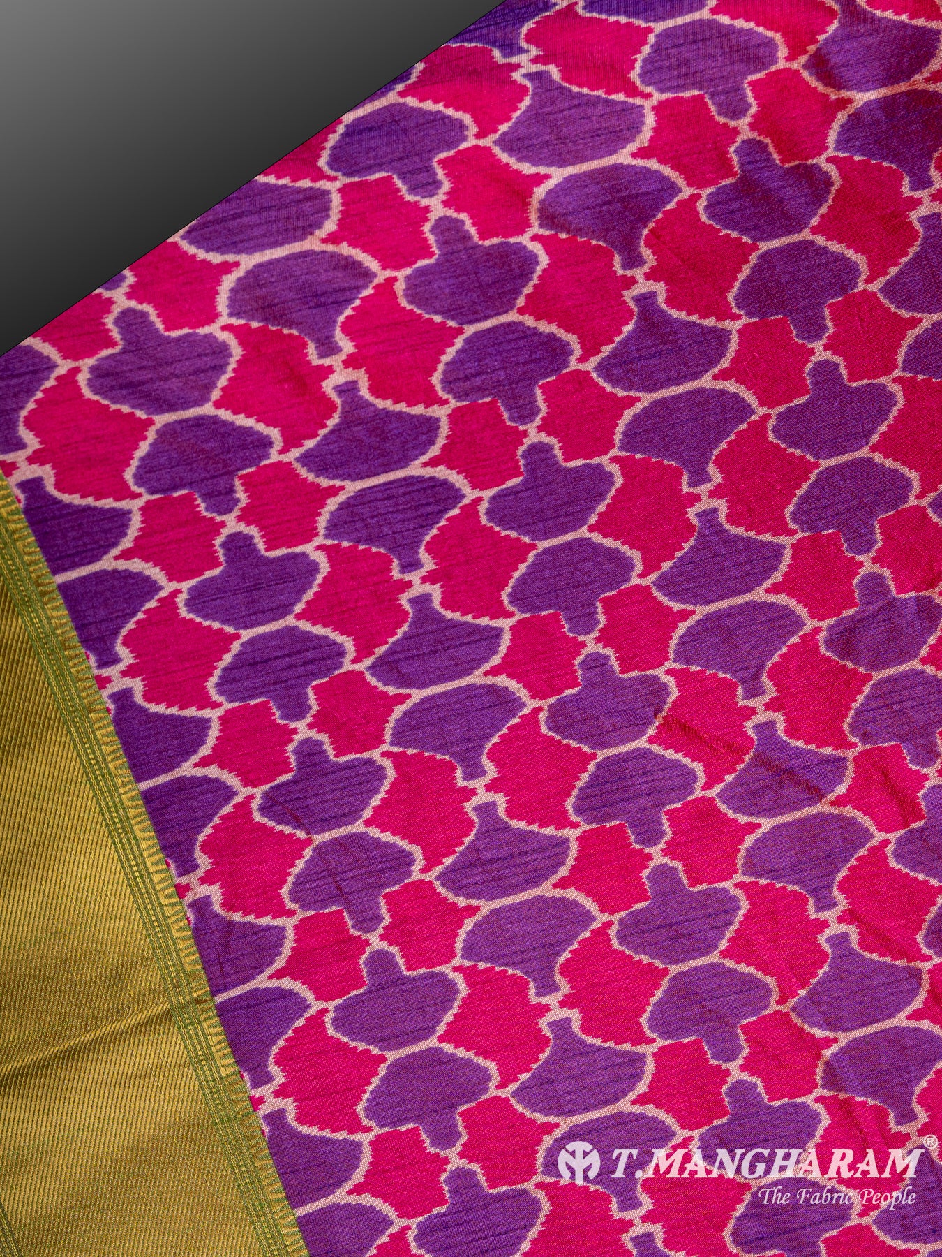 Pink Semi Silk Fabric - EC6570 view-2