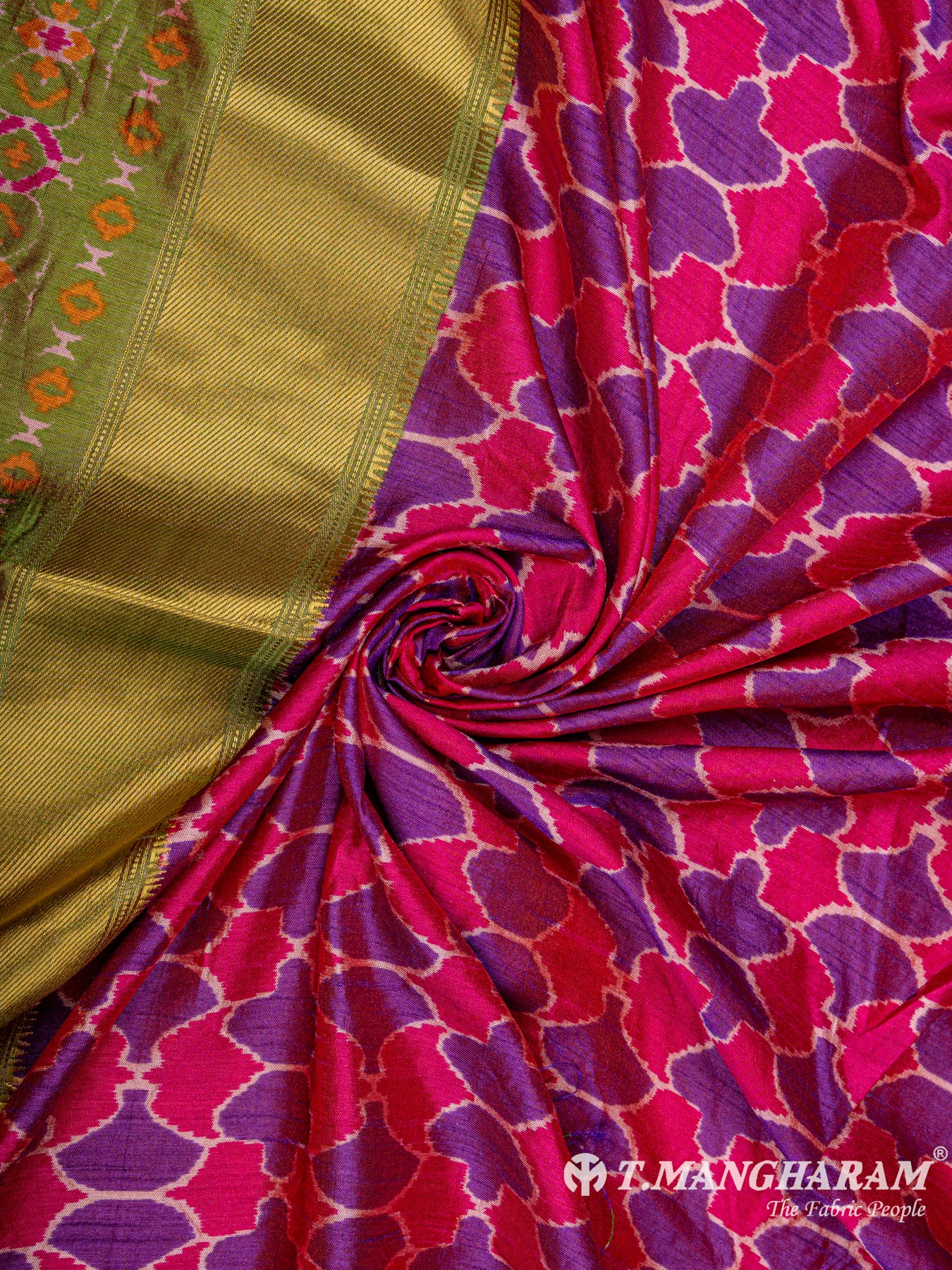 Pink Semi Silk Fabric - EC6570 view-1