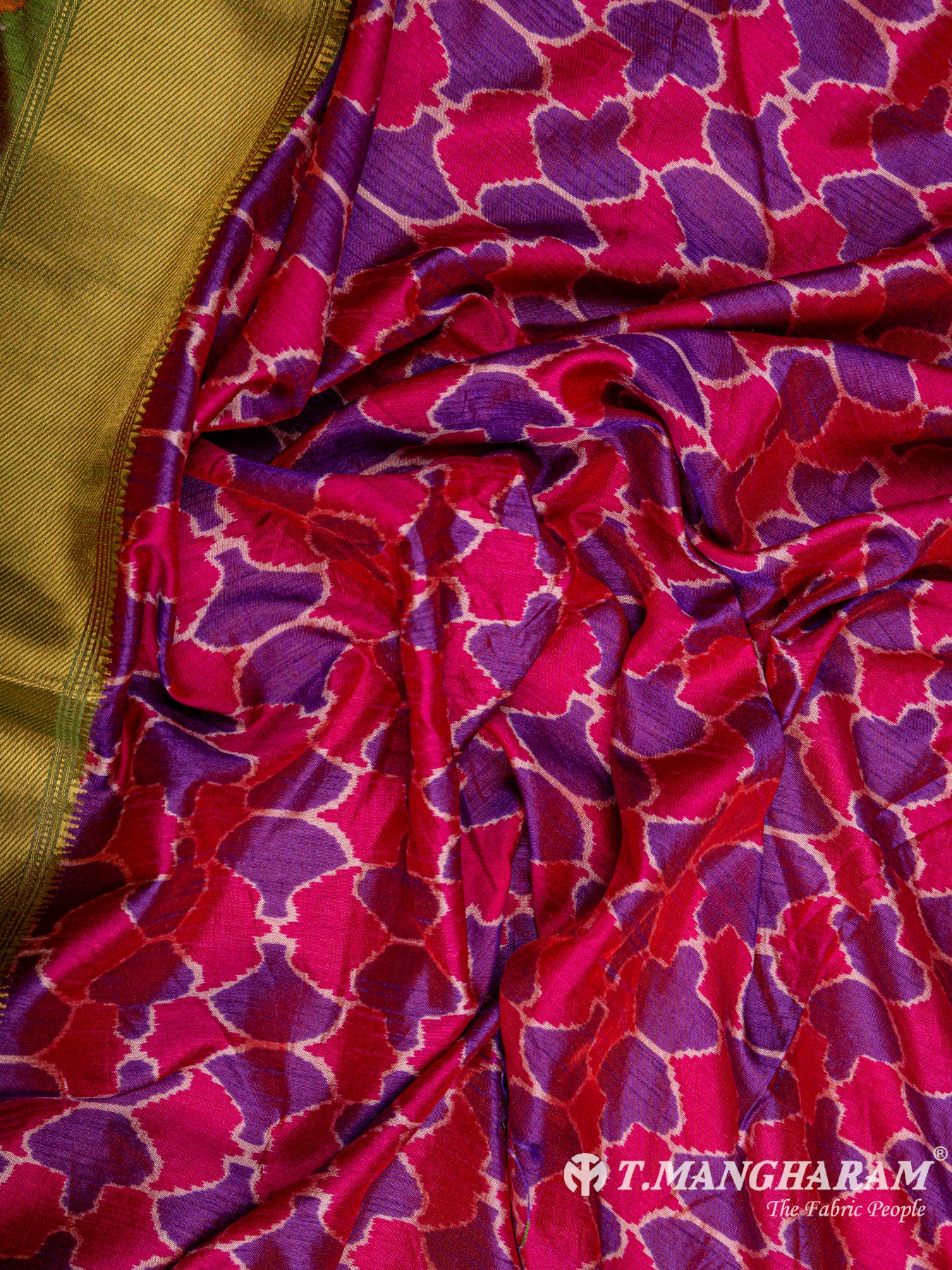 Pink Semi Silk Fabric - EC6570 view-4