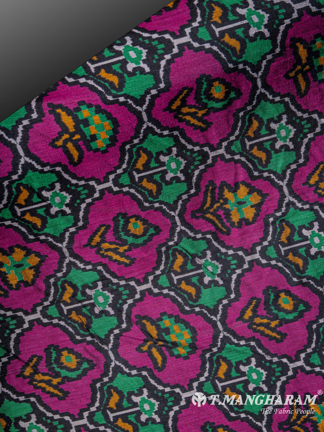 Multicolor Semi Silk Fabric - EC6556 view-3