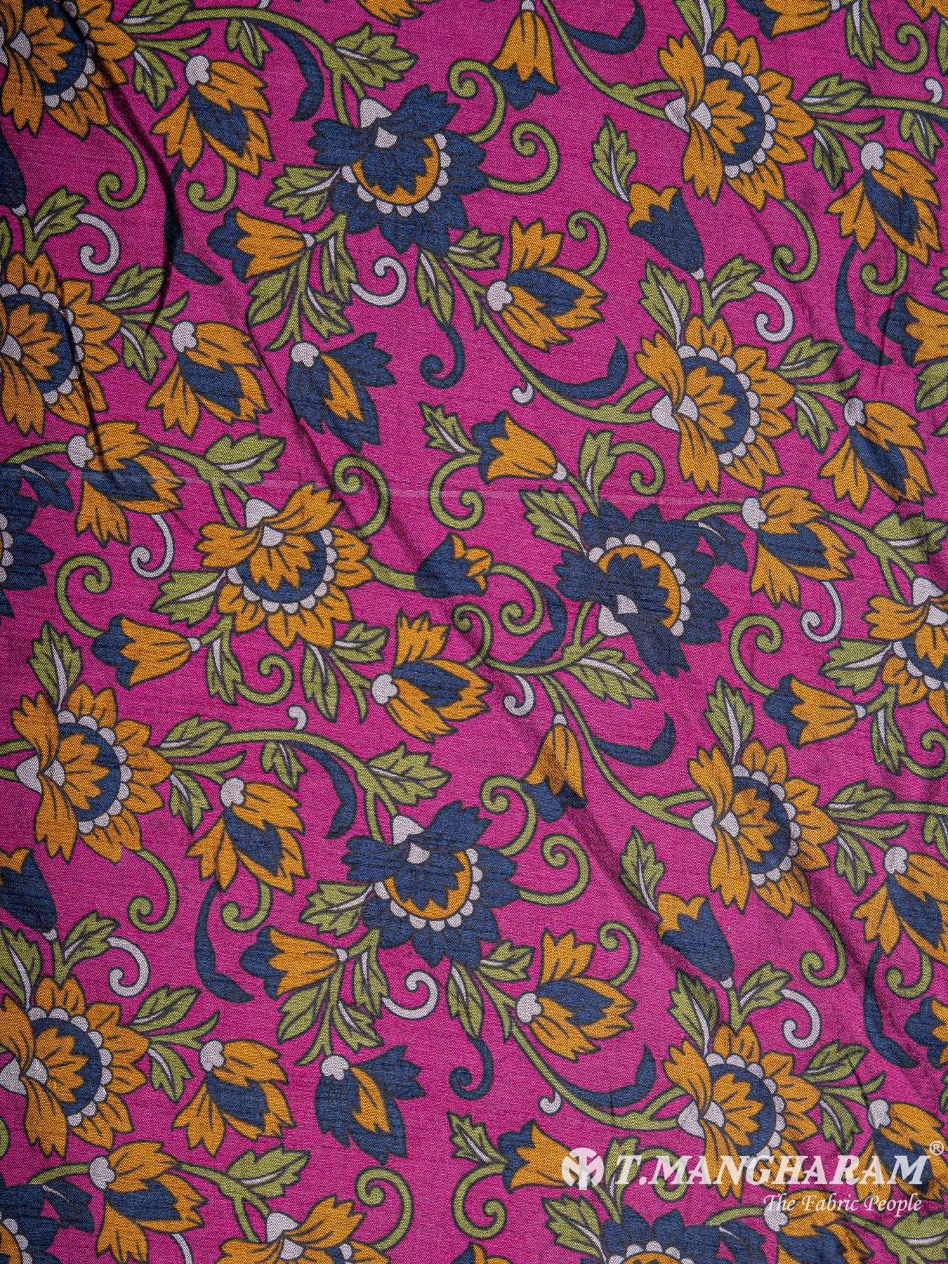 Pink Semi Silk Fabric - EC6564 view-5