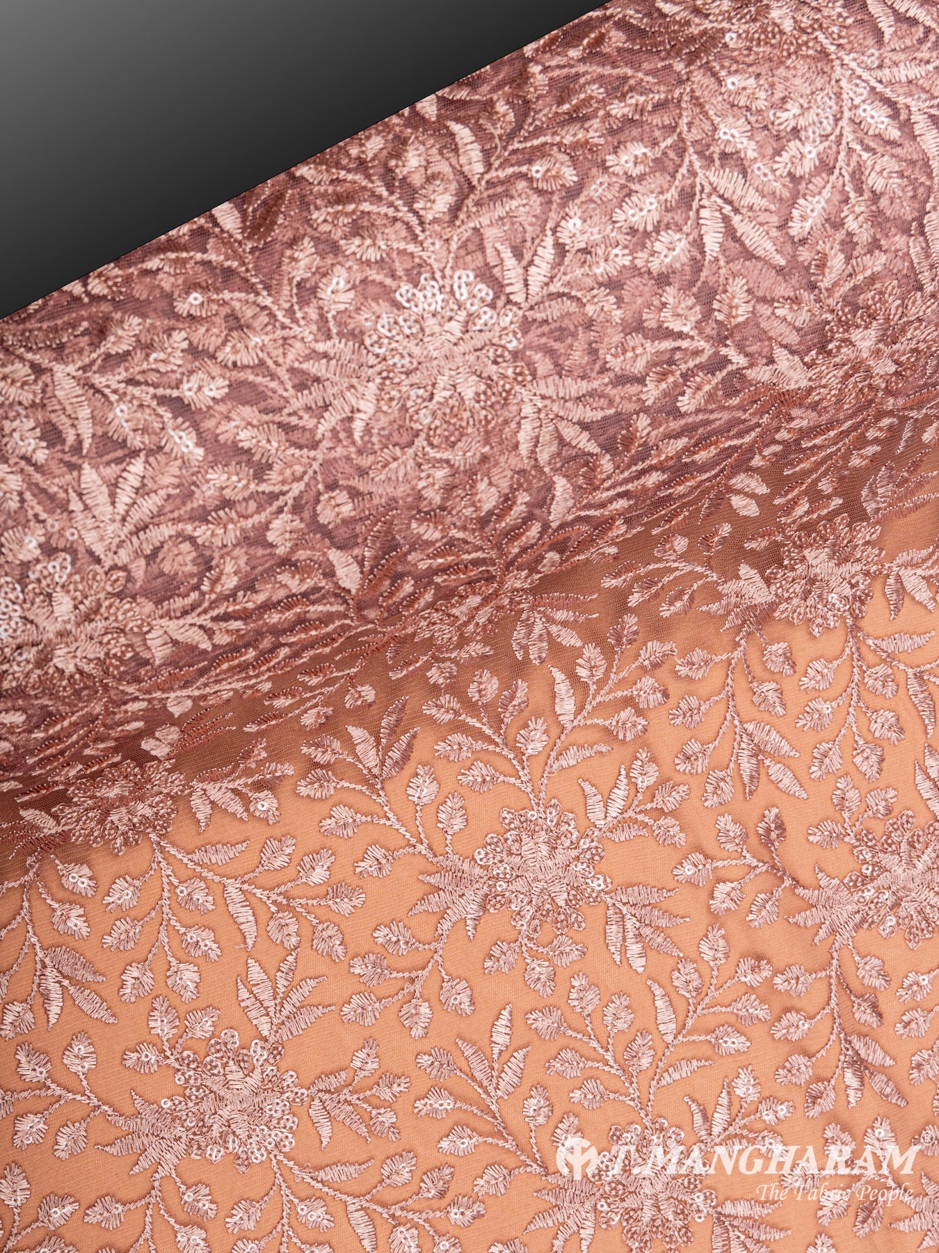 Peach Net Embroidery Fabric - EC6551 view-2