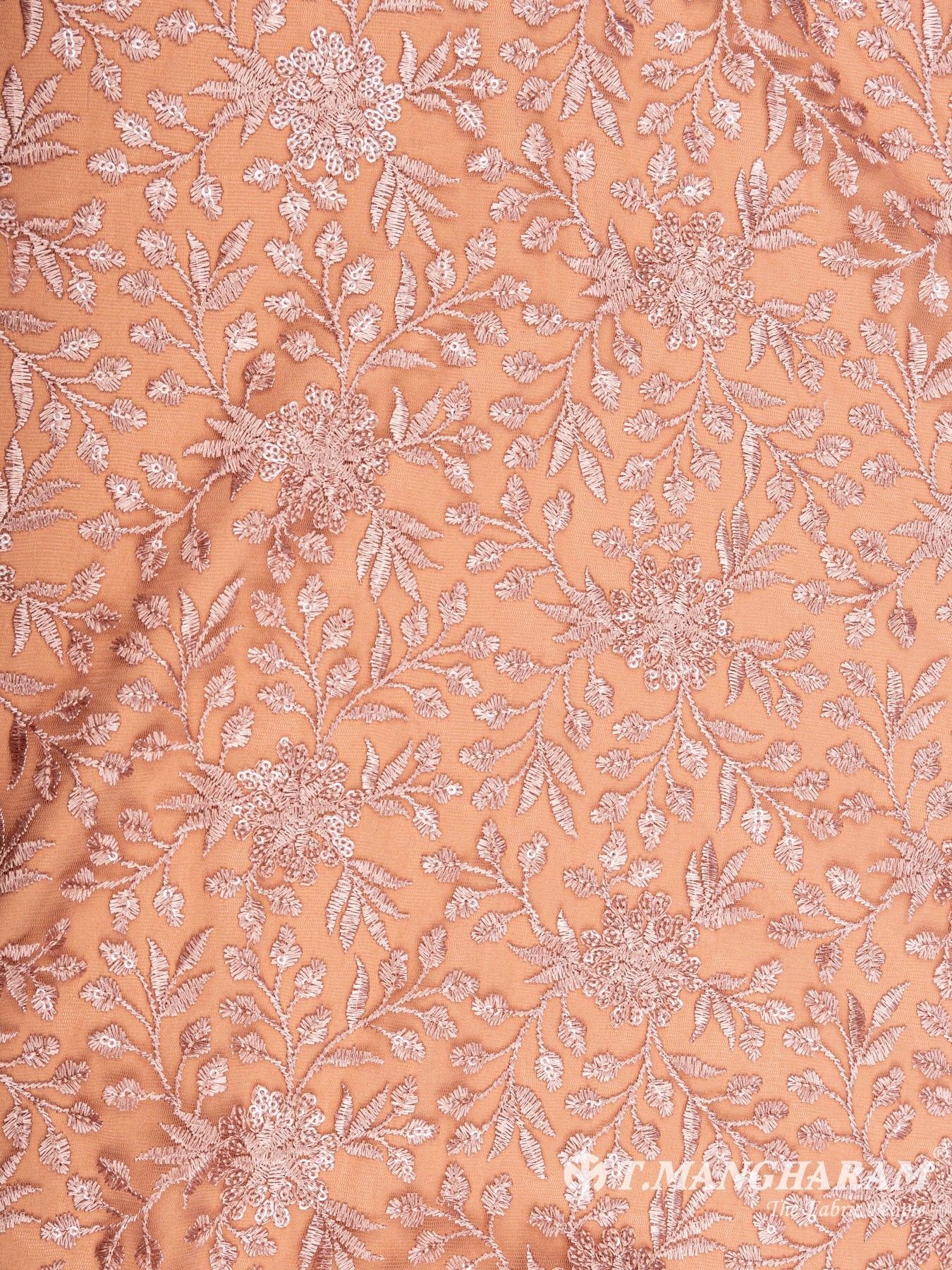 Peach Net Embroidery Fabric - EC6551 view-3