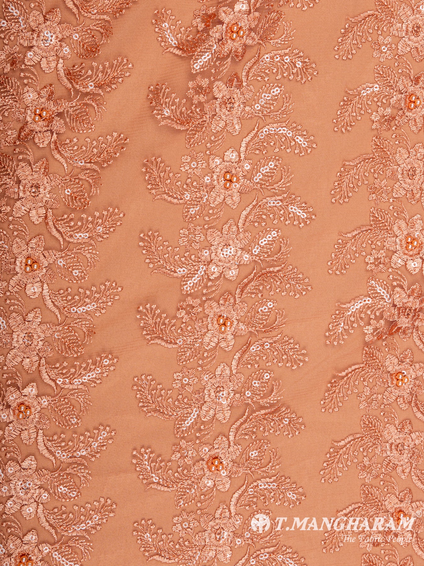 Peach Net Embroidery Fabric - EC6520 view-3