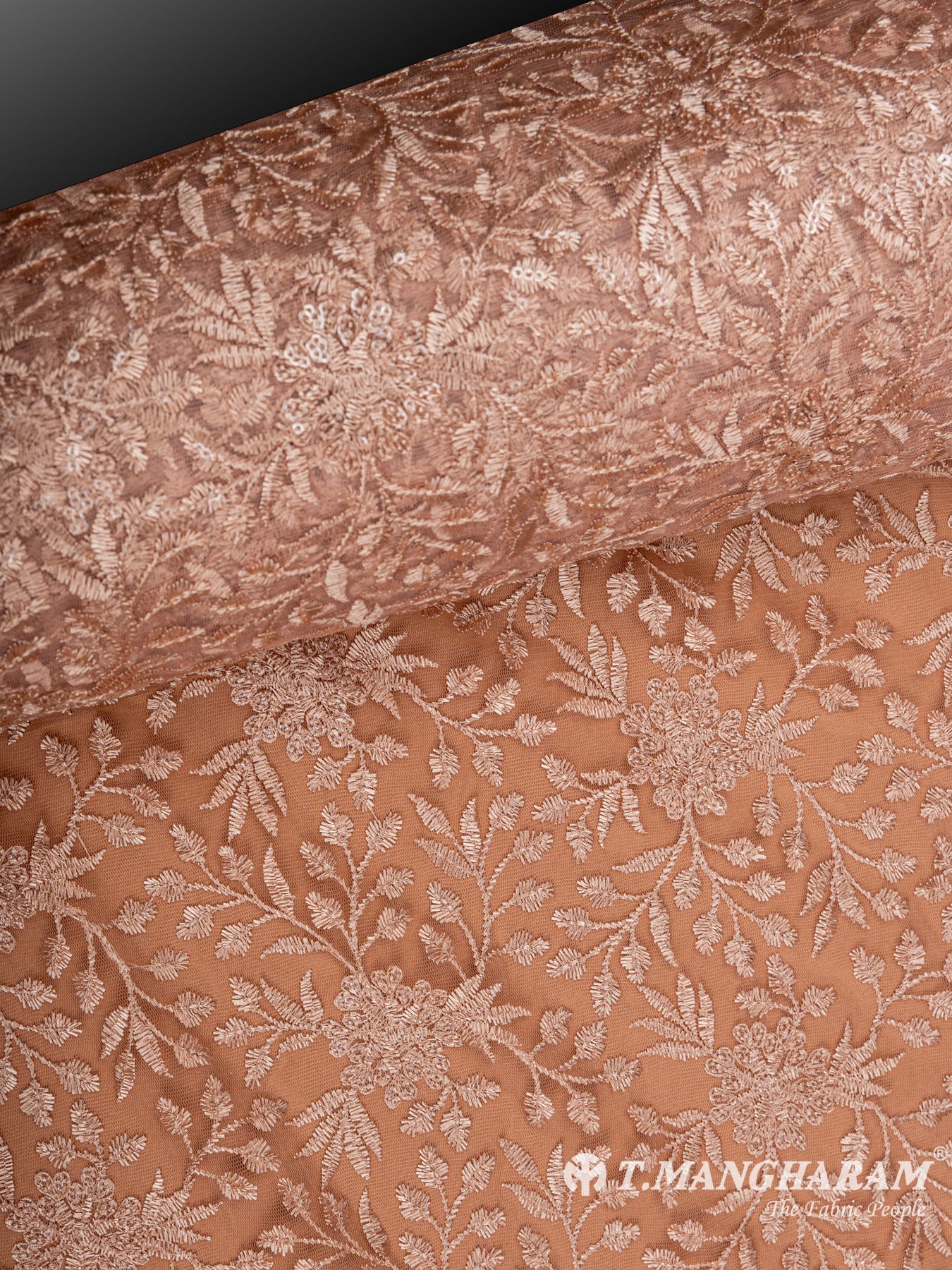 Peach Net Embroidery Fabric - EC6547 view-2