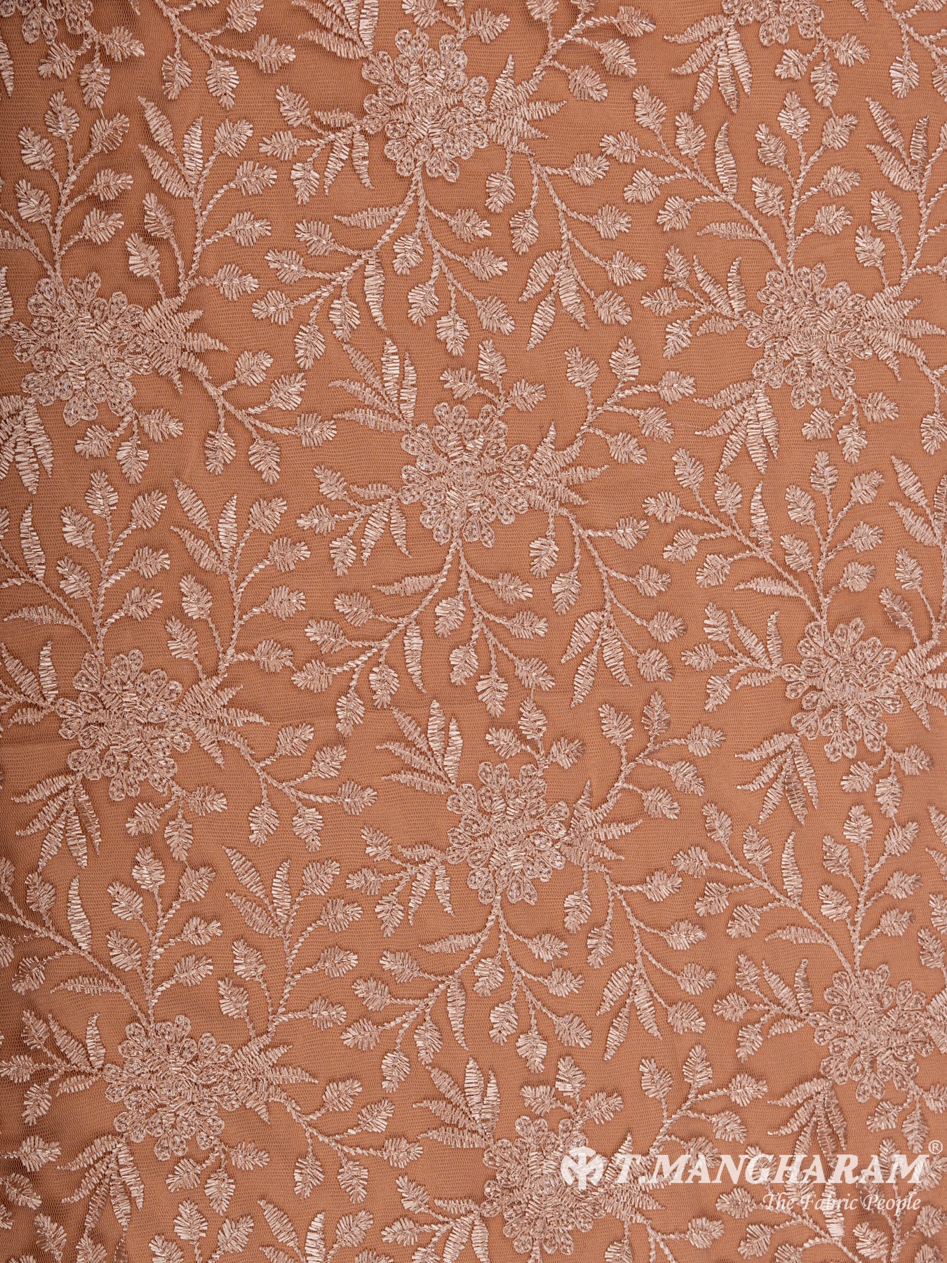 Peach Net Embroidery Fabric - EC6547 view-3