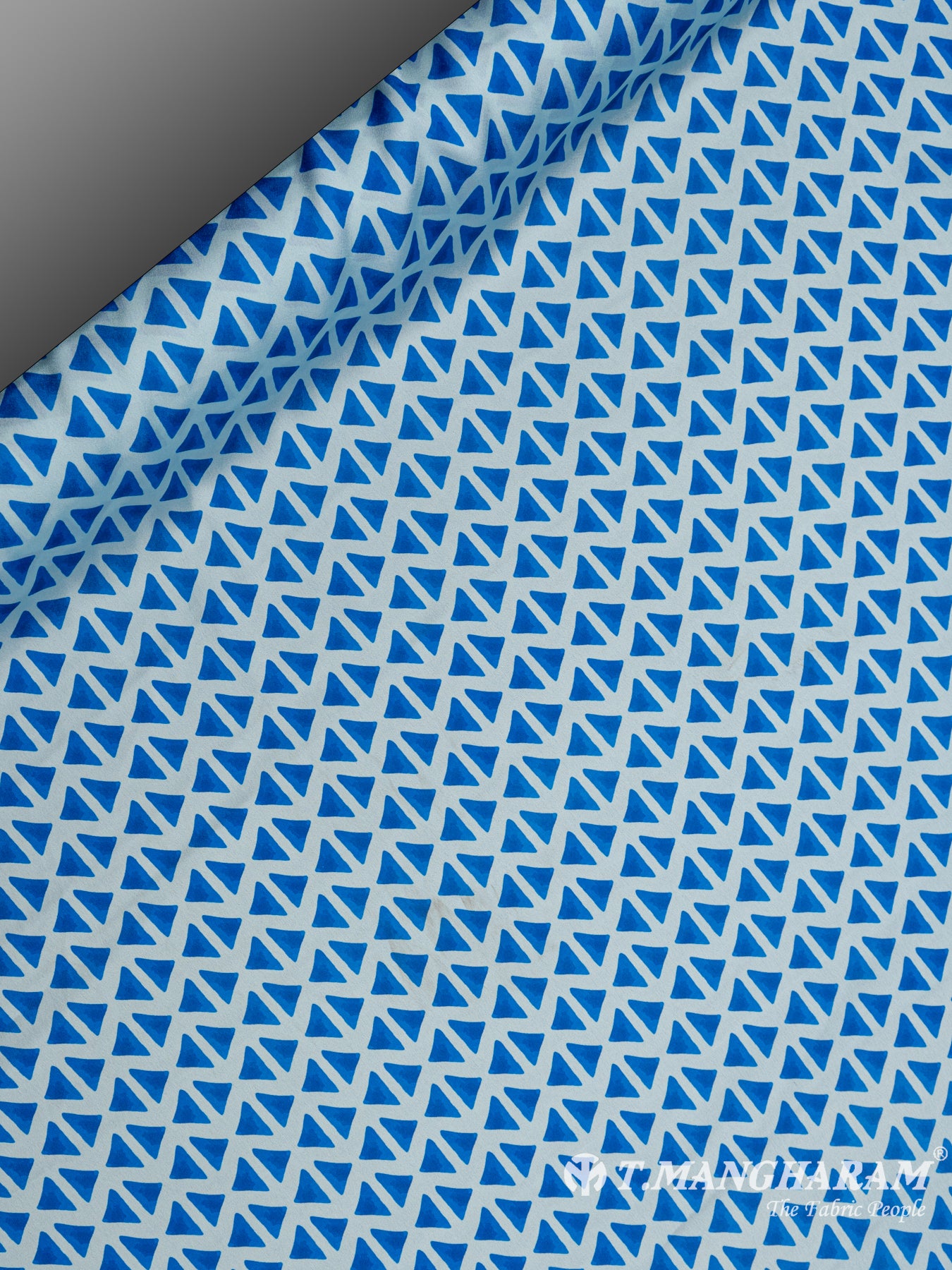 Blue Satin Fabric - EB4075 view-2