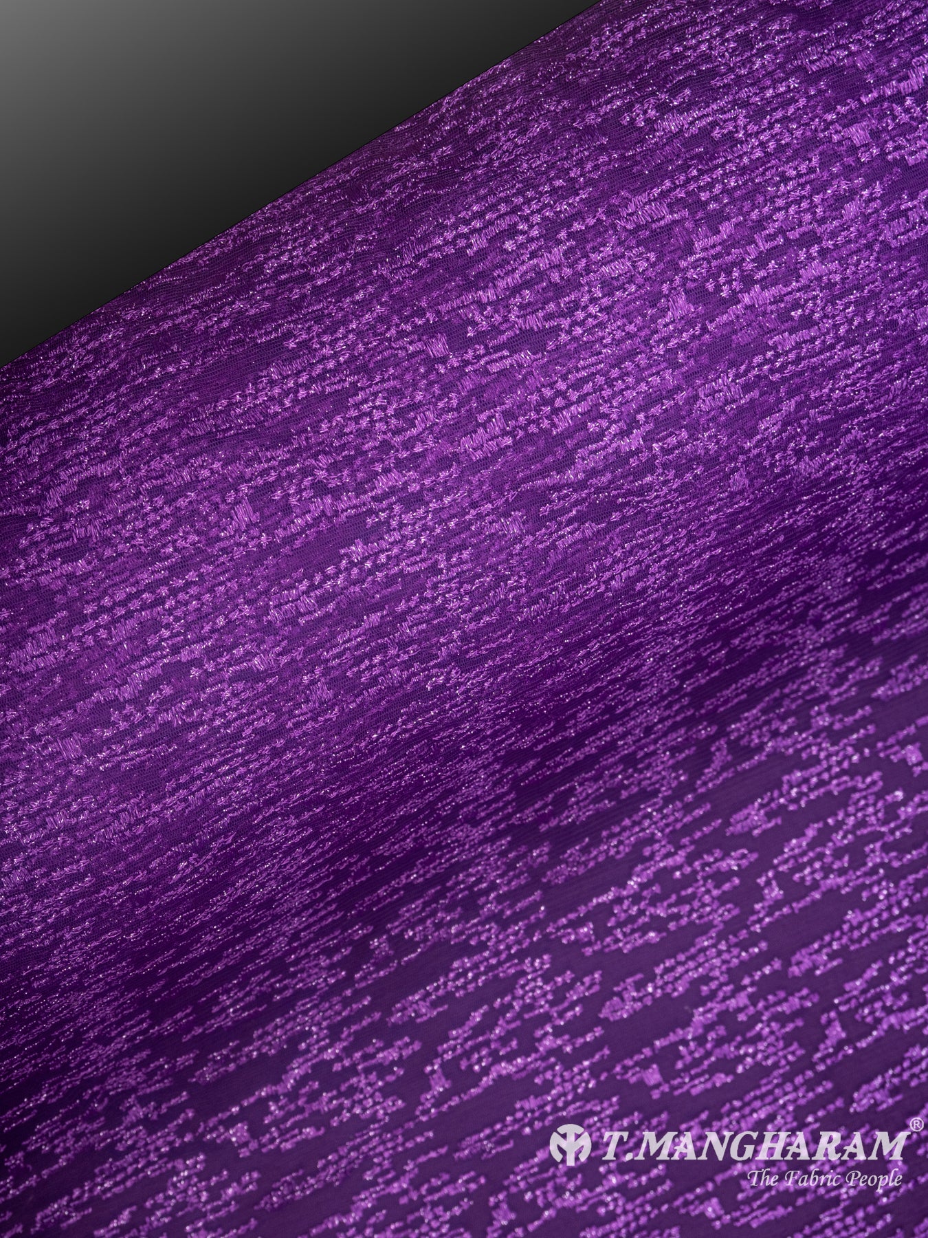 Purple Net Embroidery Fabric - EB4924 view-2